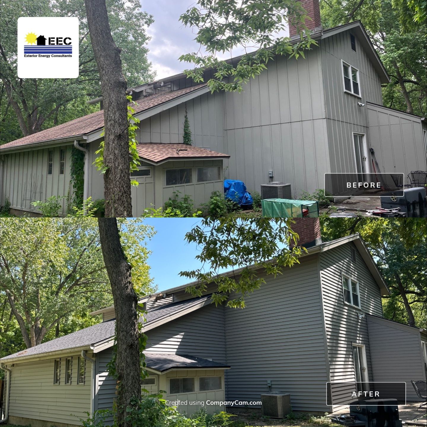 BYE BYE Wood Shakes by EEC Windows, Siding & Roofing