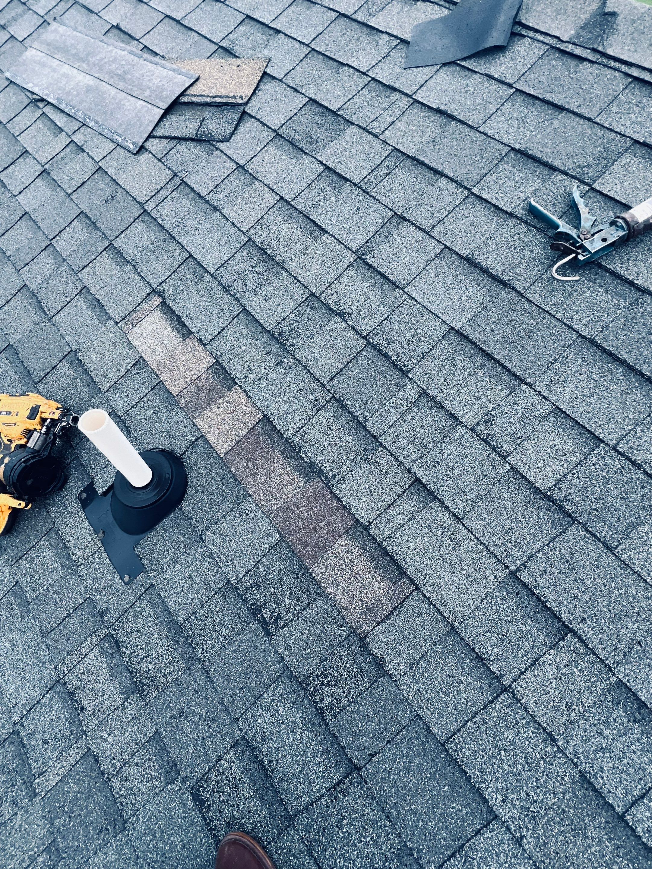 Hail Damage using Owen's Corning Duration (Lifetime) Shingles by Roof Repair Company