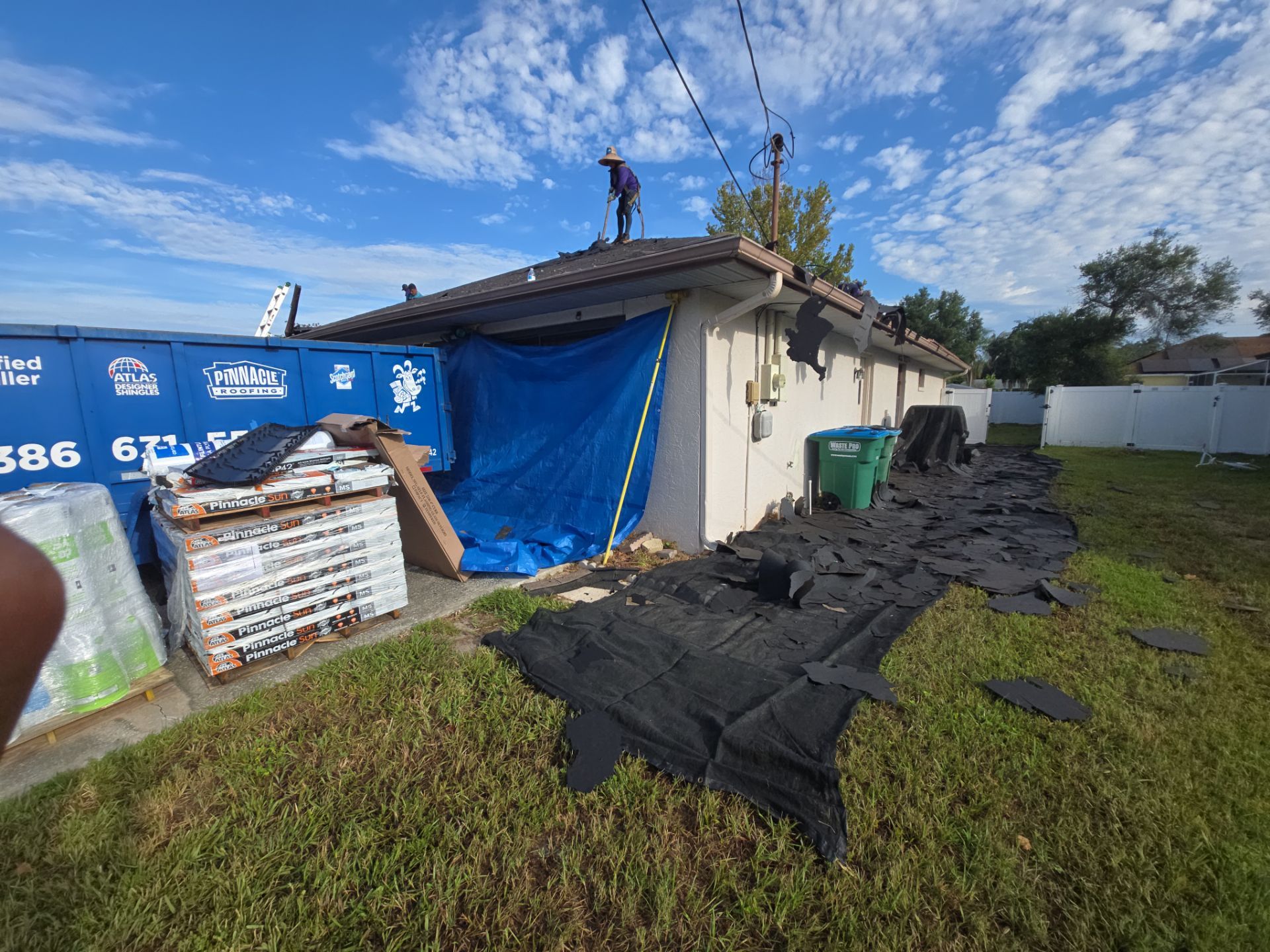 Deltona Roof Replacement Featuring Atlas Pinnacle Sun in Cool Coral Canyon by Pinnacle Roofing Group