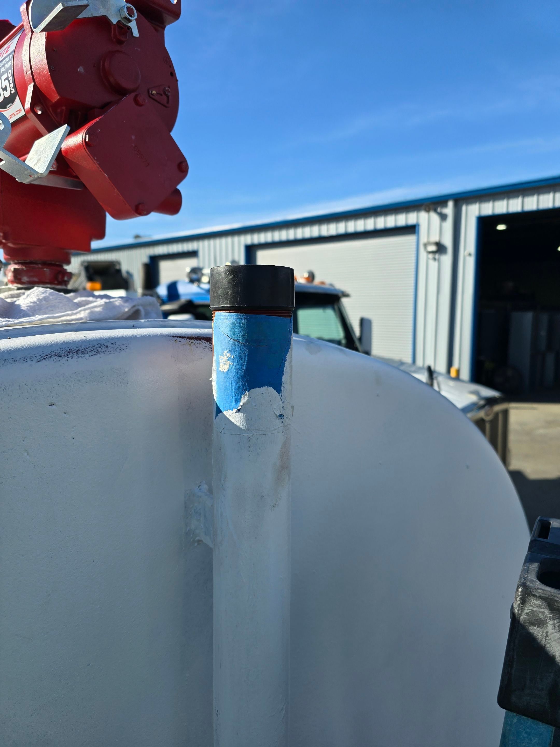 Outdoor Water Tank Installation & Piping Setup by Us Plumbing 