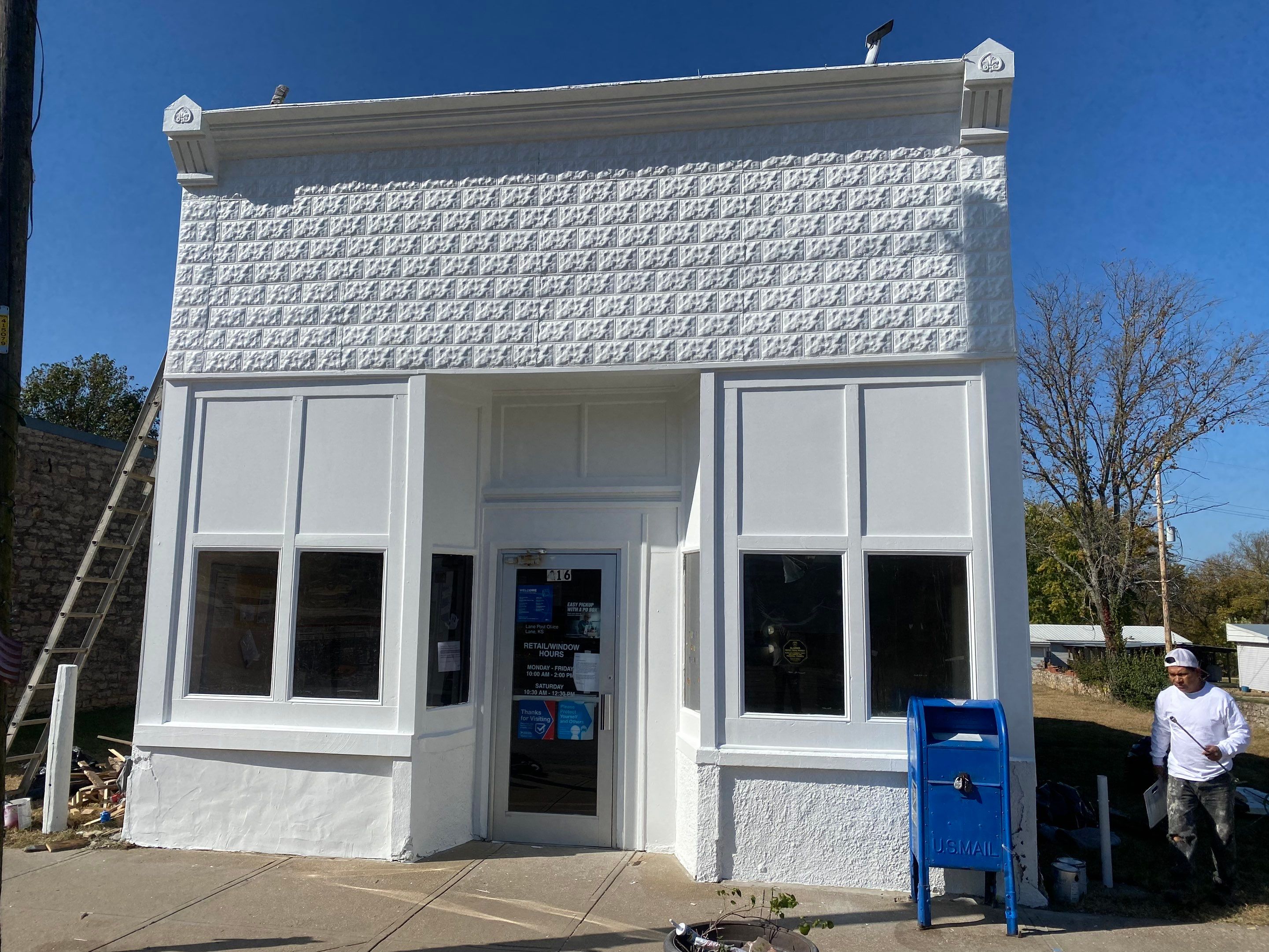 Historic Revival: Restoring a Downtown Post Office with Fresh Paint and Expert Wood Rot Repair by Cougar Painting