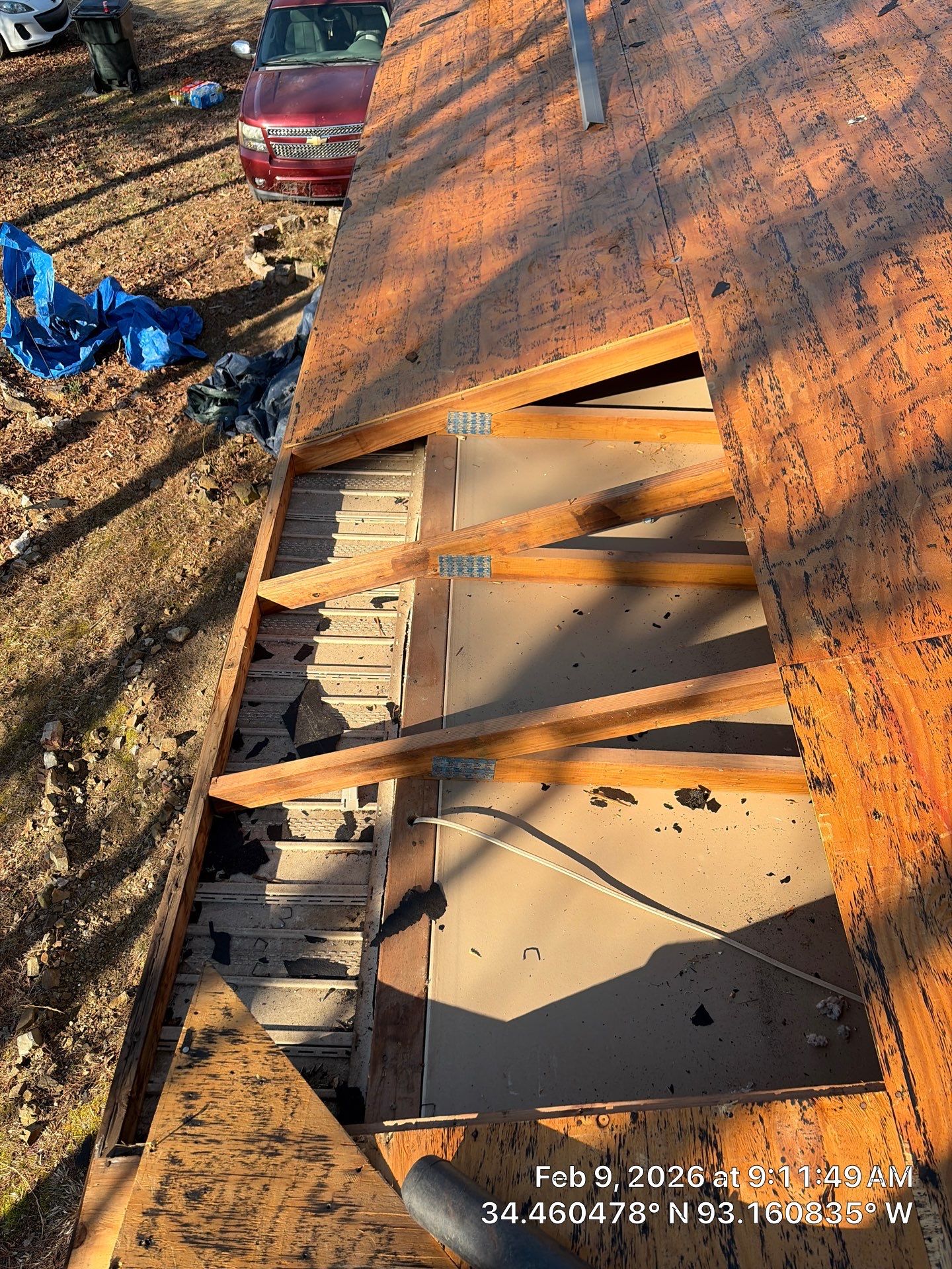 GAF Timberline HDZ Architectural Shingle Roof Replacement in Hot Springs by Temple Roofing and Exteriors