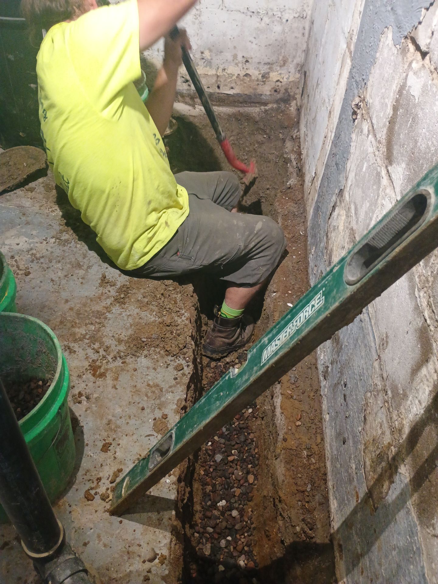 Basement Waterproofing (Drain tile & Sump pump) in North Minneapolis by Waterproofing Northeast