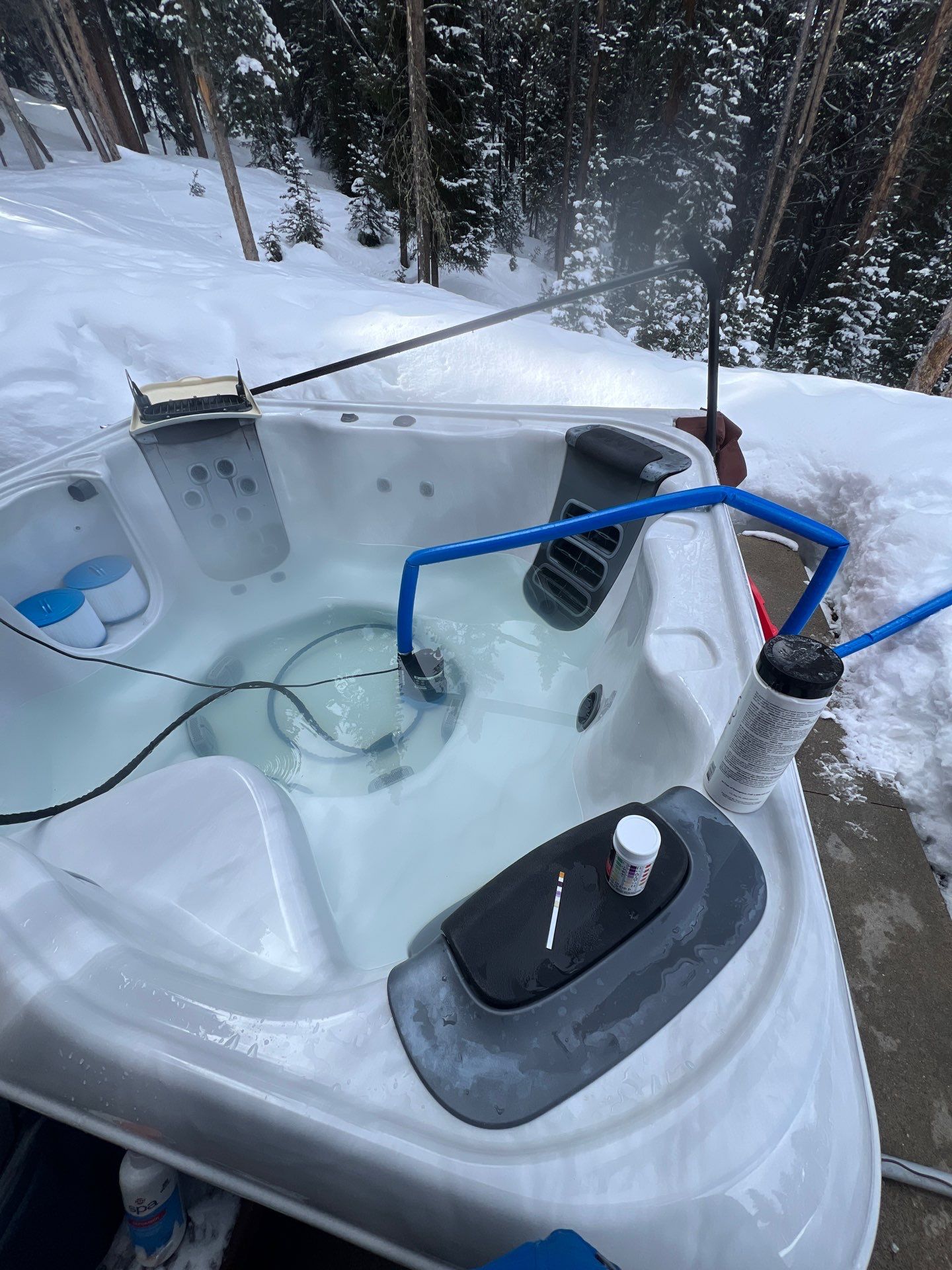 Hot Tub Services Using Drain and Fill by Wheatley Creek Services