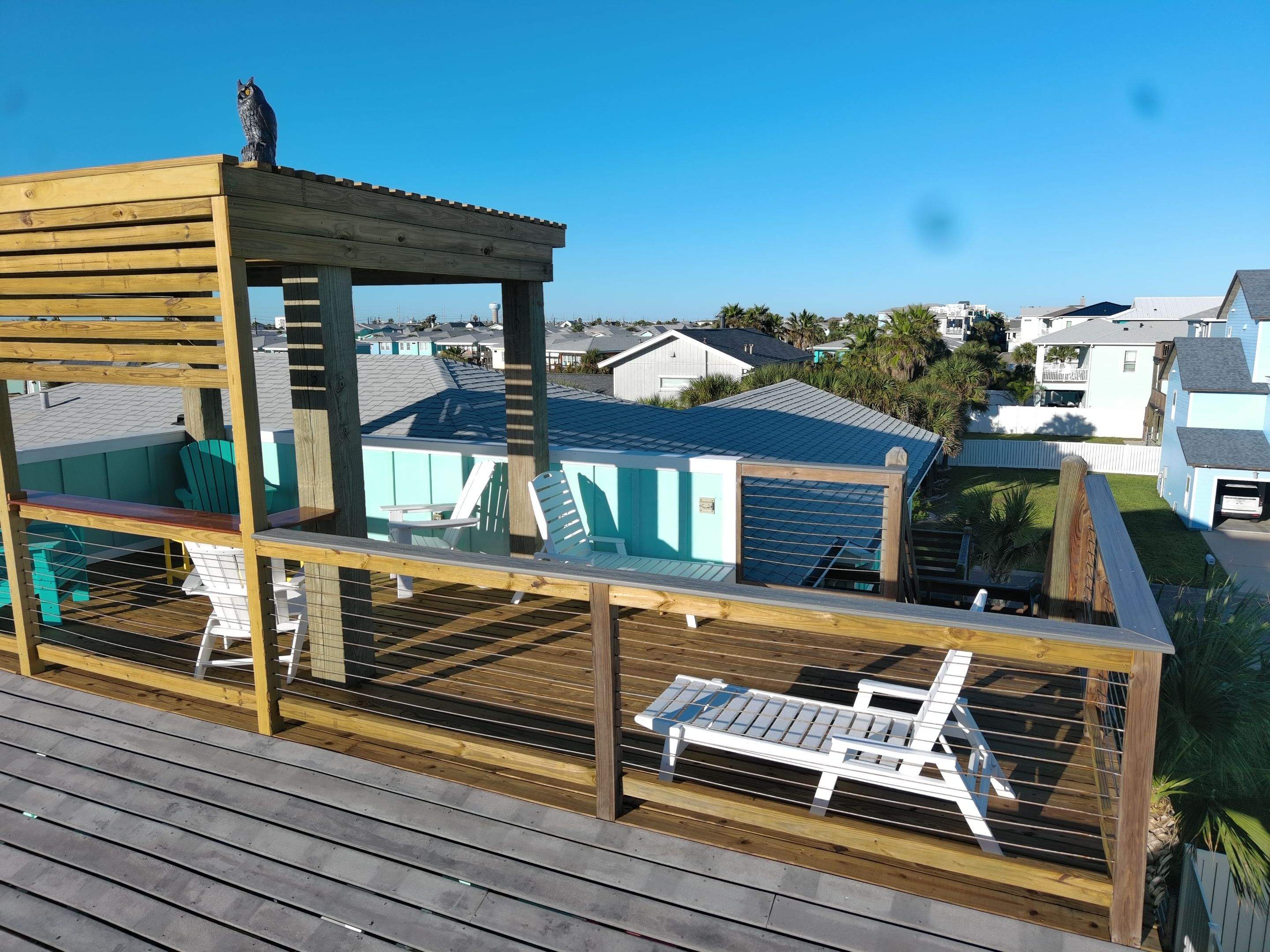 Roof Top Clubhouse on the Beach by Bayfront Roofing and Construction