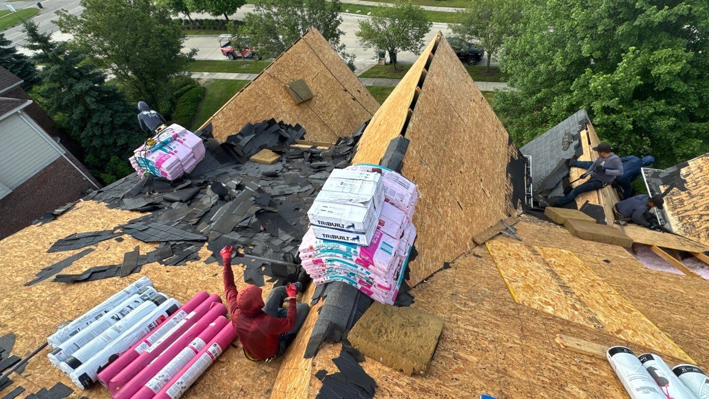 Roof Replacement using Owens Corning Onyx Black by 180 Contractors