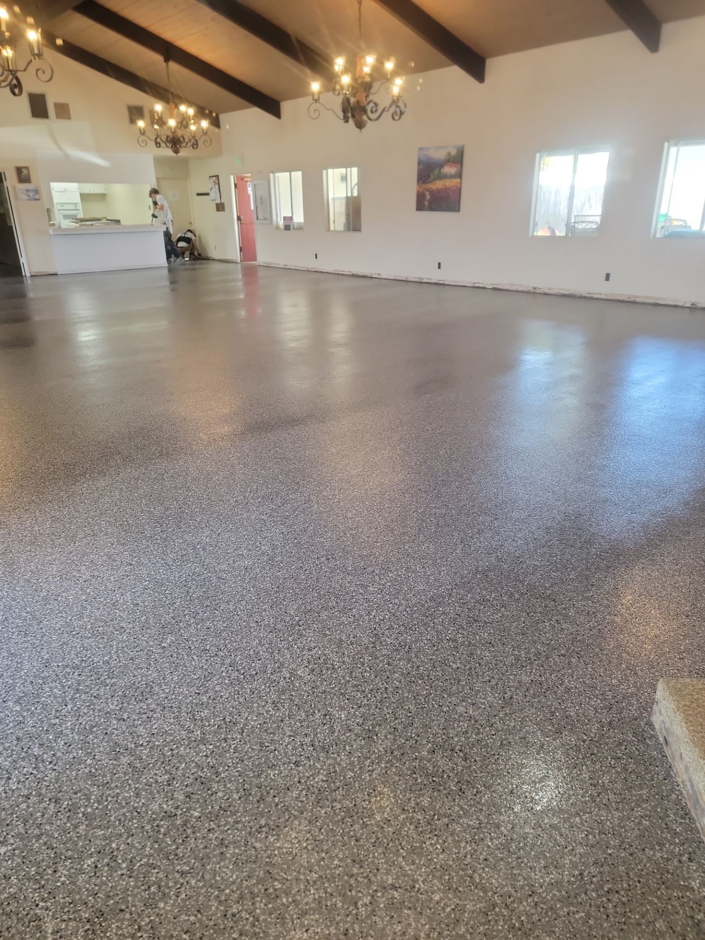 Interior Clubhouse at Hacienda Mobile home park by MGP Coatings