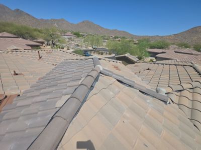 New underlayment and tile reset in Scottsdale.