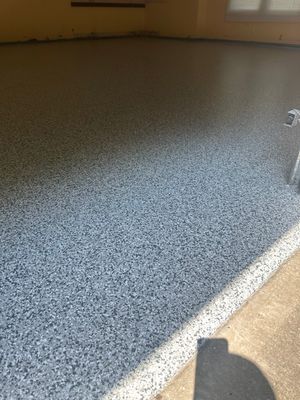 Garage Floor Coating using Gravel