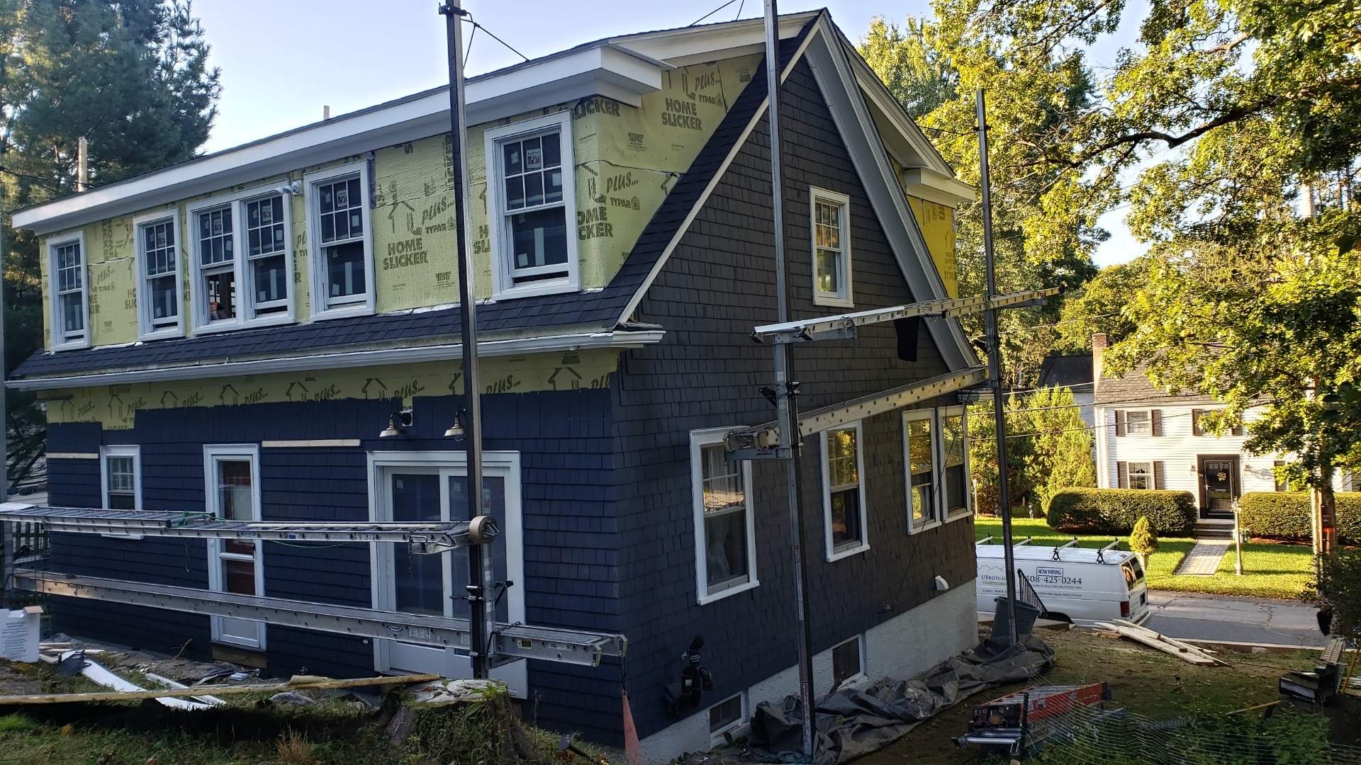 Siding Installation using Red Cedar by UBrothers Construction