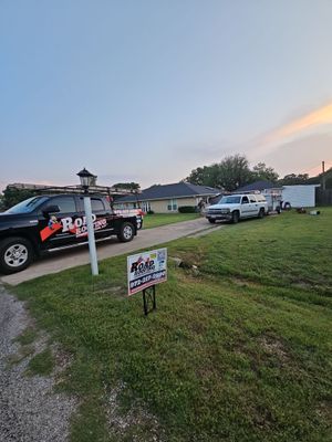   "Full Roof Replacement Due to Hail and Water Damage – Before & After"
