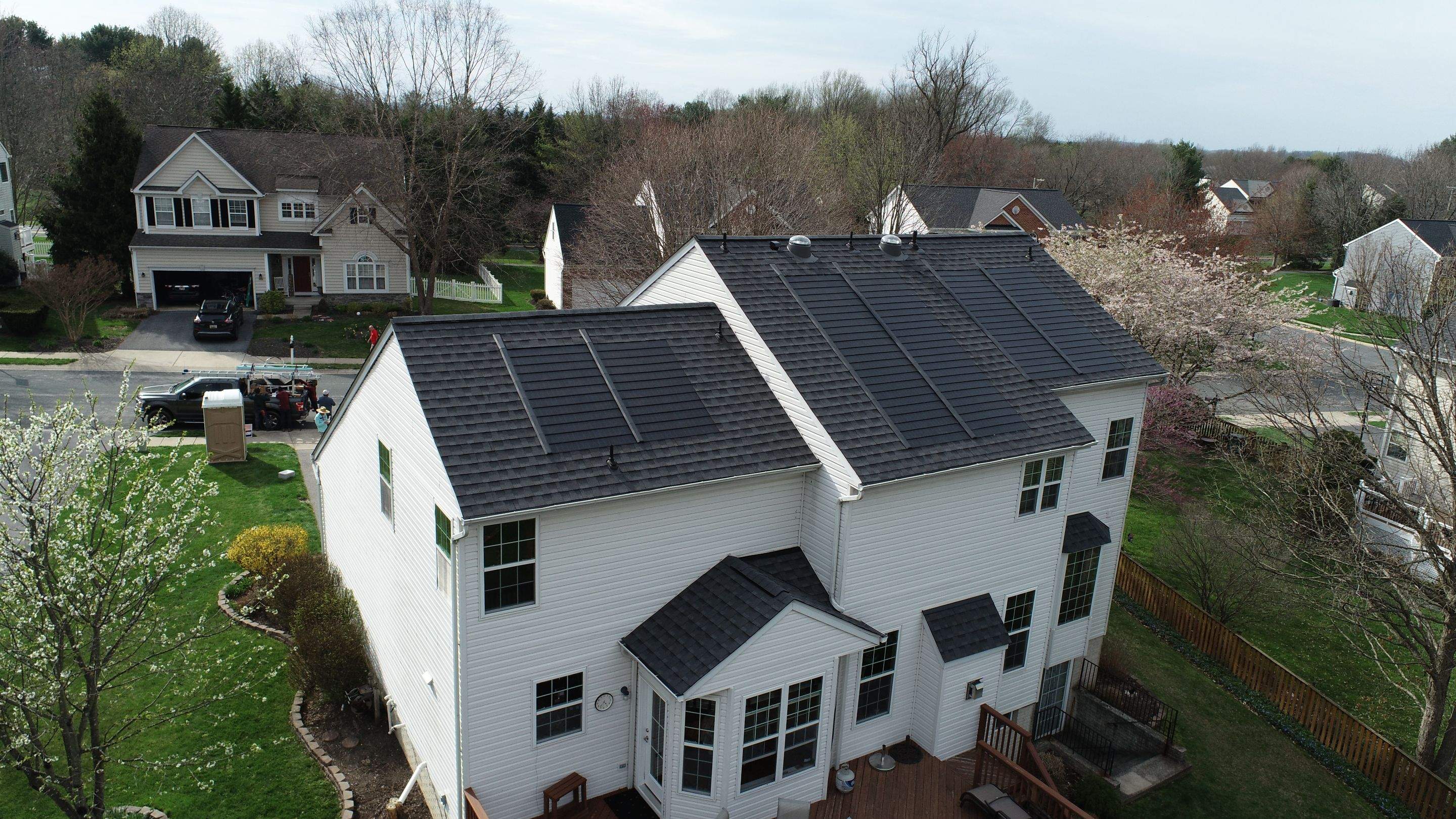 Solar Roof Replacement using GAF Timberline Solar Shingles by American Home Contractors