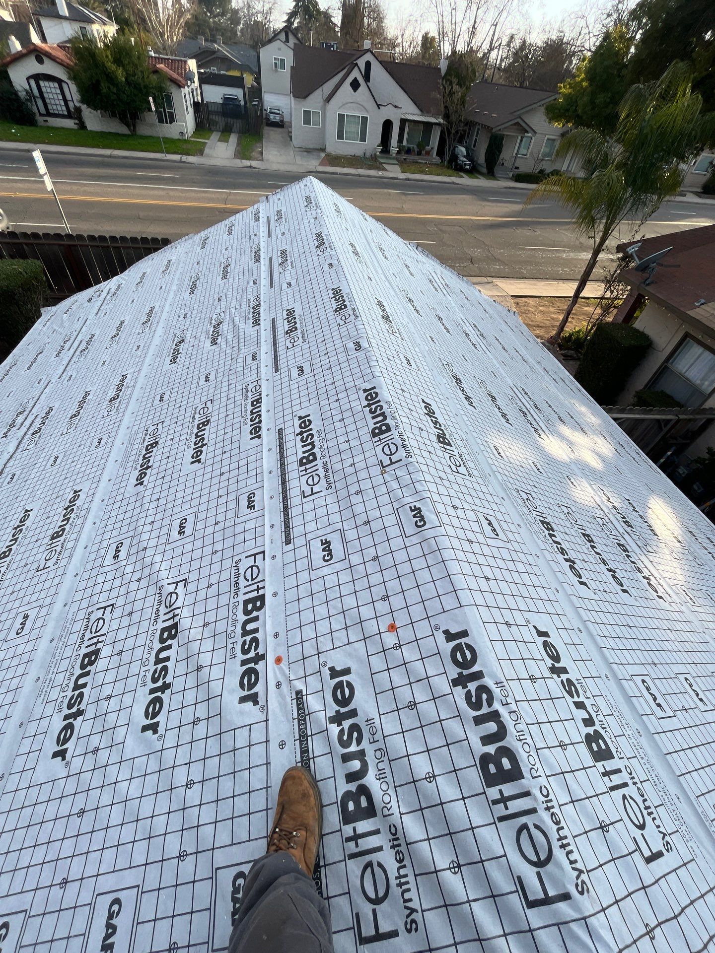 Roof Replacement DownTown Fresno by Grandmark Service Company