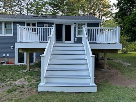 New deck and siding in Stow, MA by UBrothers Construction