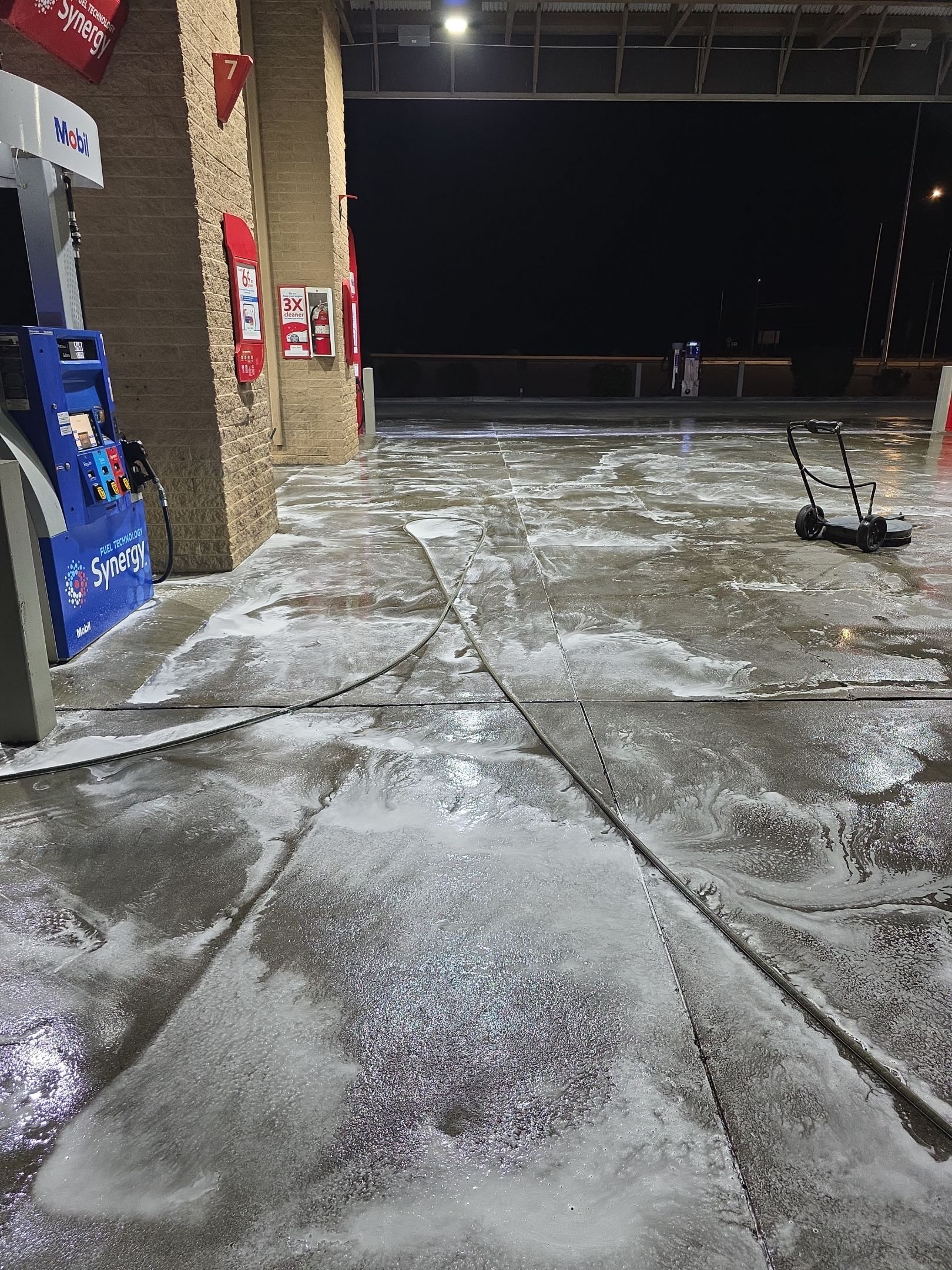Mobil Gas Station Pressure Washing & Exterior Cleaning | Wickenburg, AZ 85390 by Patriot Power Washing & Sanitation