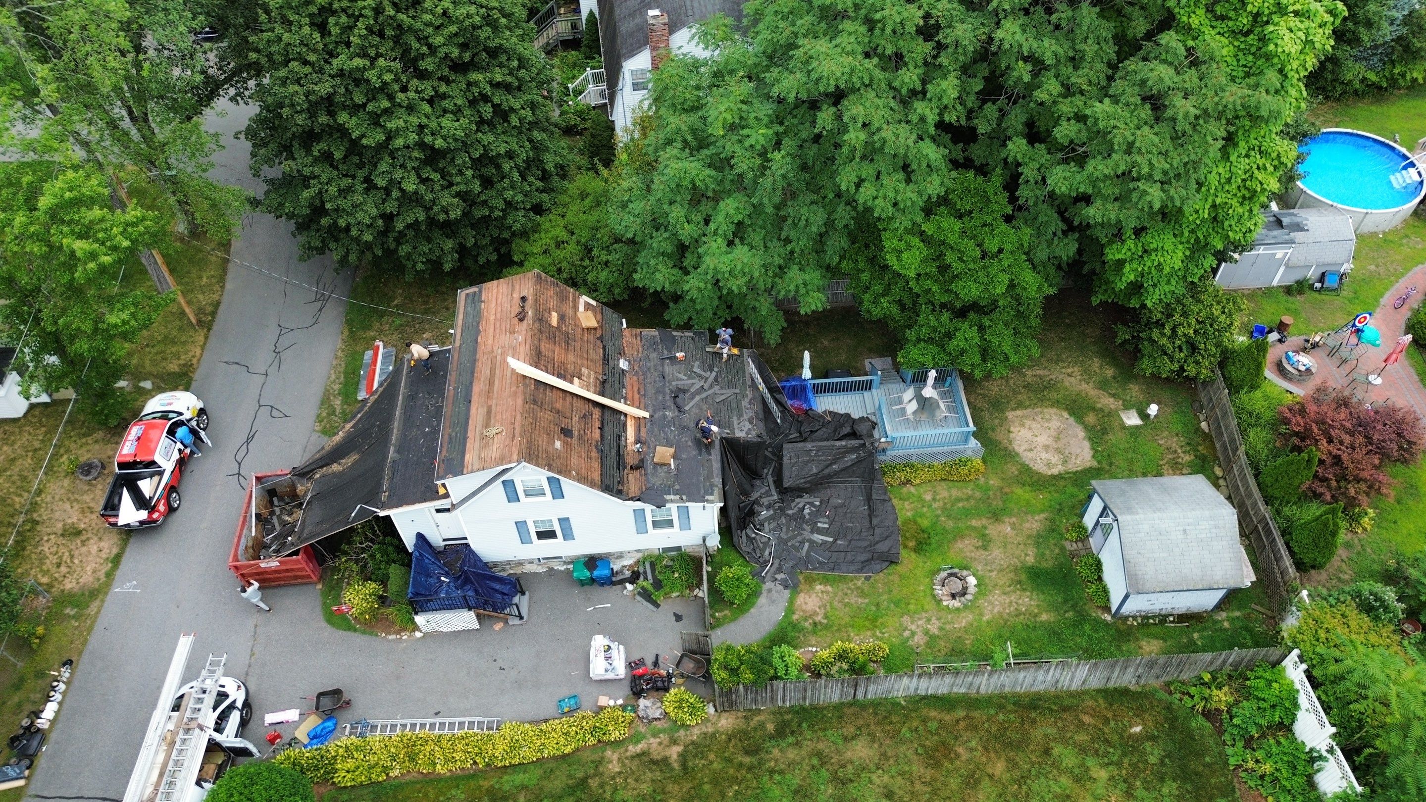 Roof Replacement & EPDM Flat Roof Installation, Billerica, MA by Mighty Dog Roofing of Greater Middlesex County