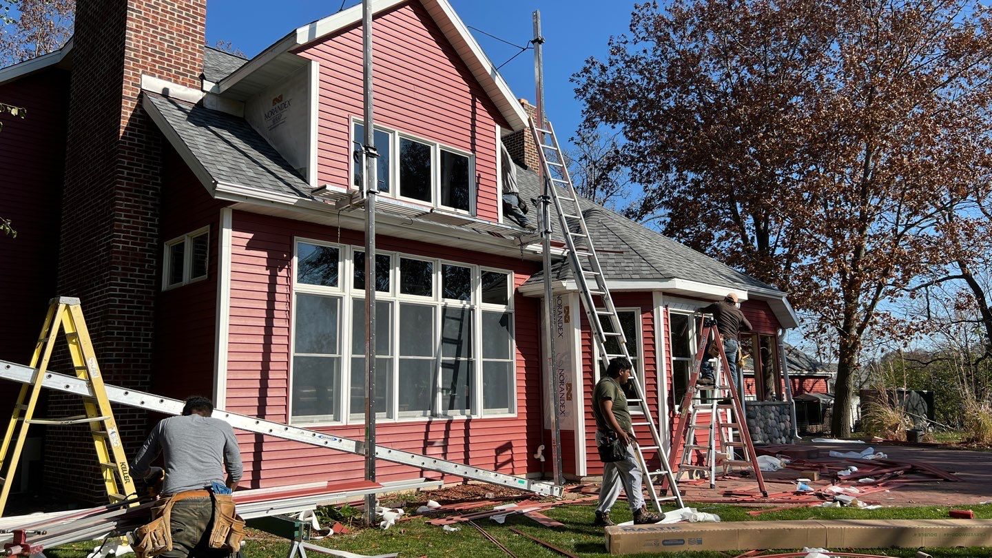 Residential Roofing Installation using Certainteed landmark pro by Total Restoration Services