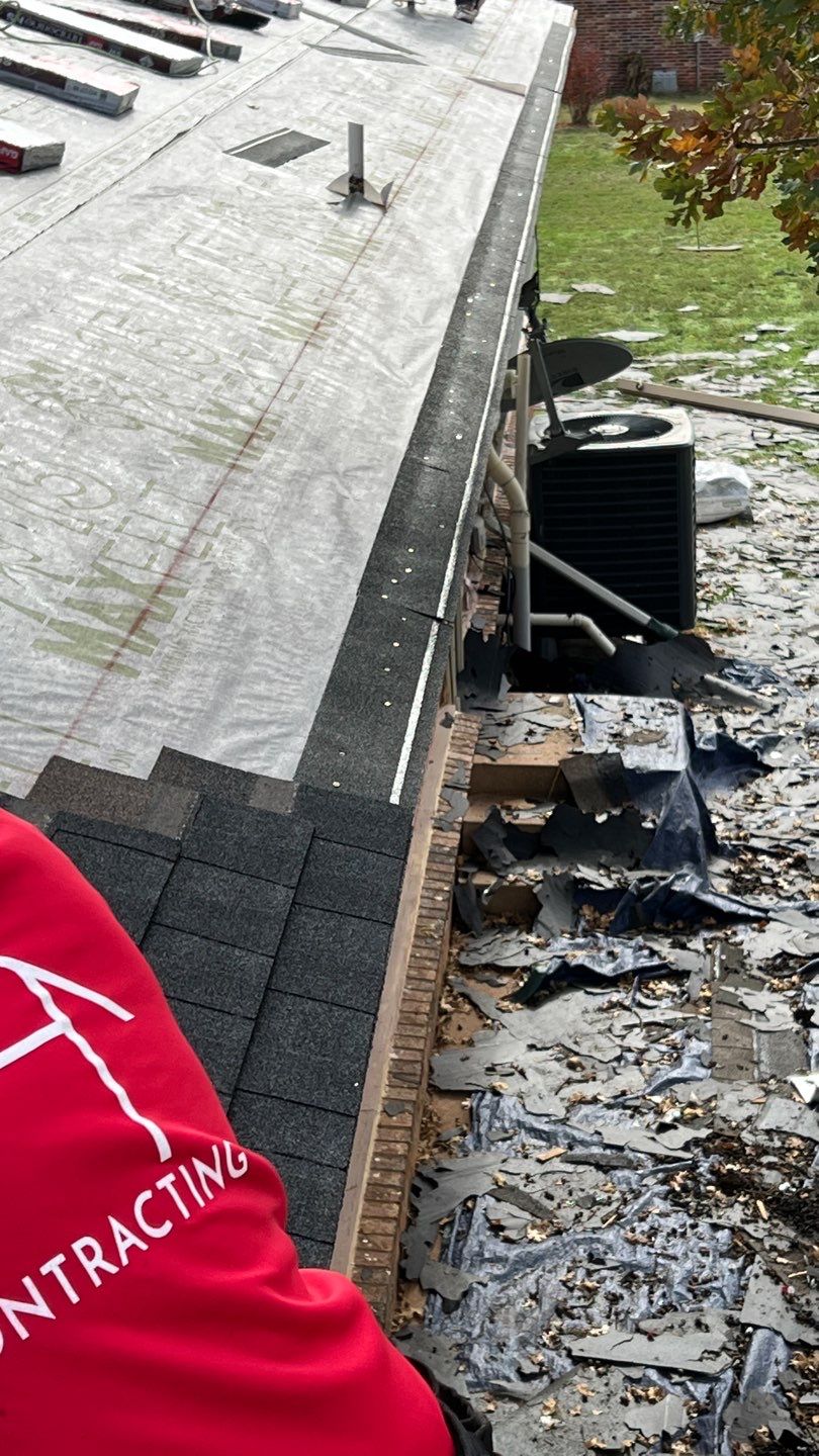 Residential Roofing Installation using GAF Natural Shadow  by A & H Roofing and Contracting