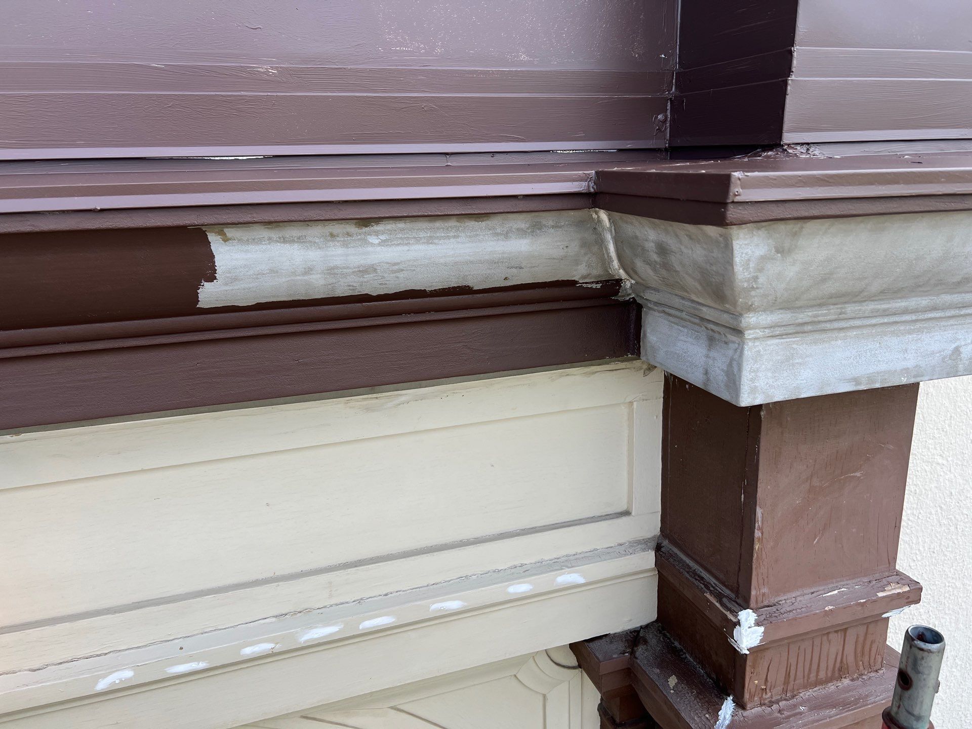  Presbyterian Church repairs to entrance architecture by Straight Edge Roofing Inc