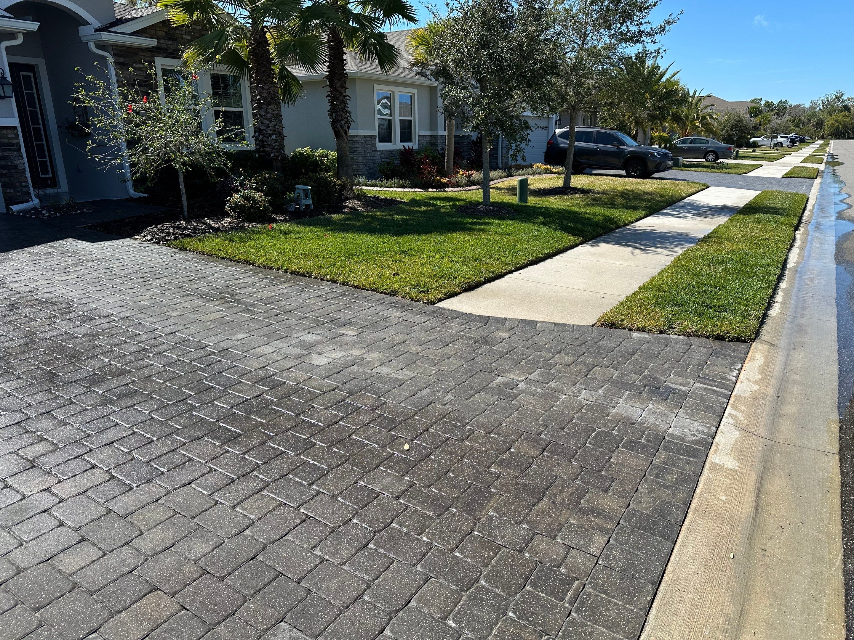 House Wash and Paver Driveway Cleaning | Trevesta, Palmetto, FL | Sunshine AquaWash by Sunshine AquaWash