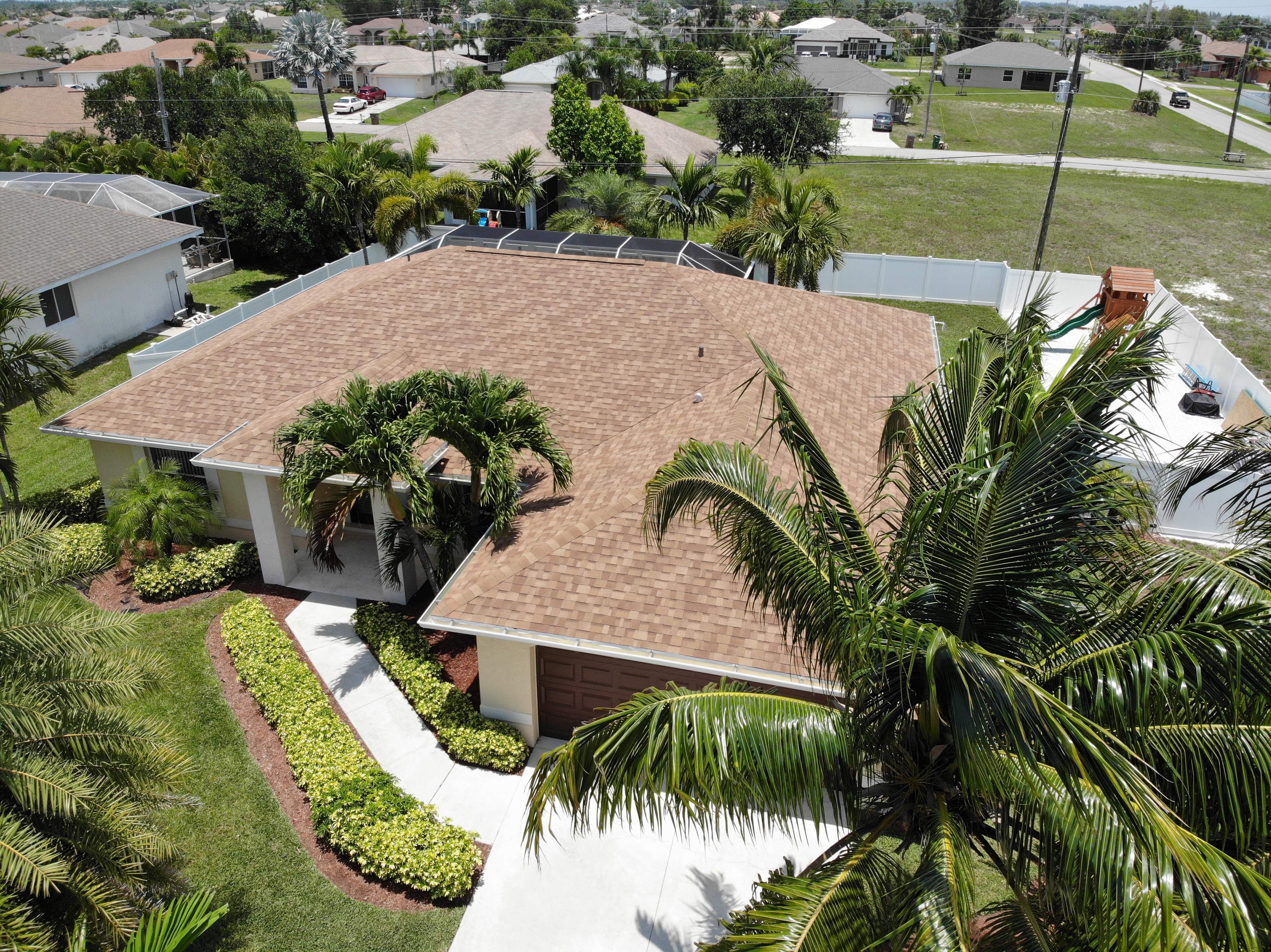 Residential Shingle Roof Install in Cape Coral by International Roofing