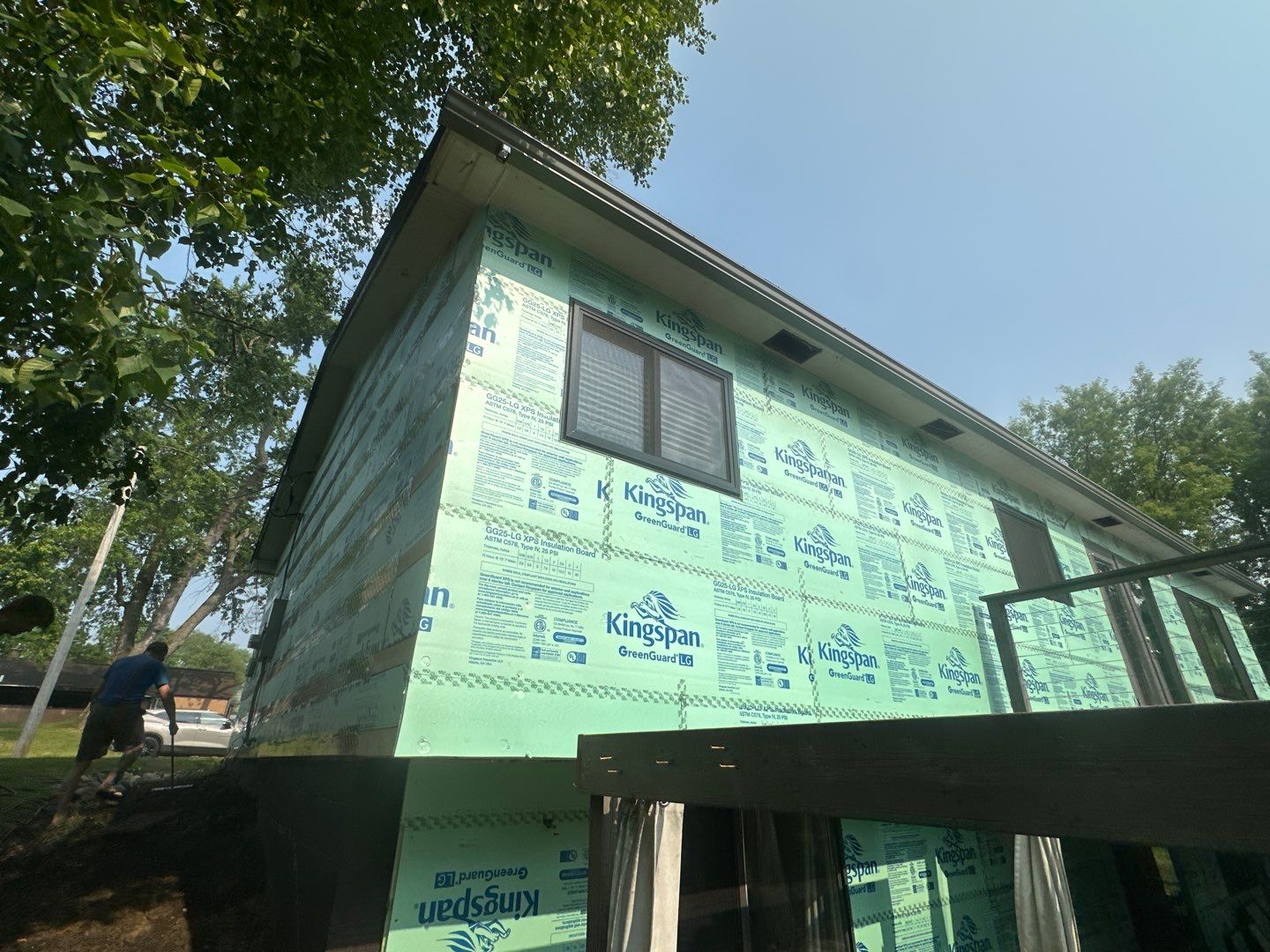 Siding Replacement using Alside Gray Oak by 180 Contractors