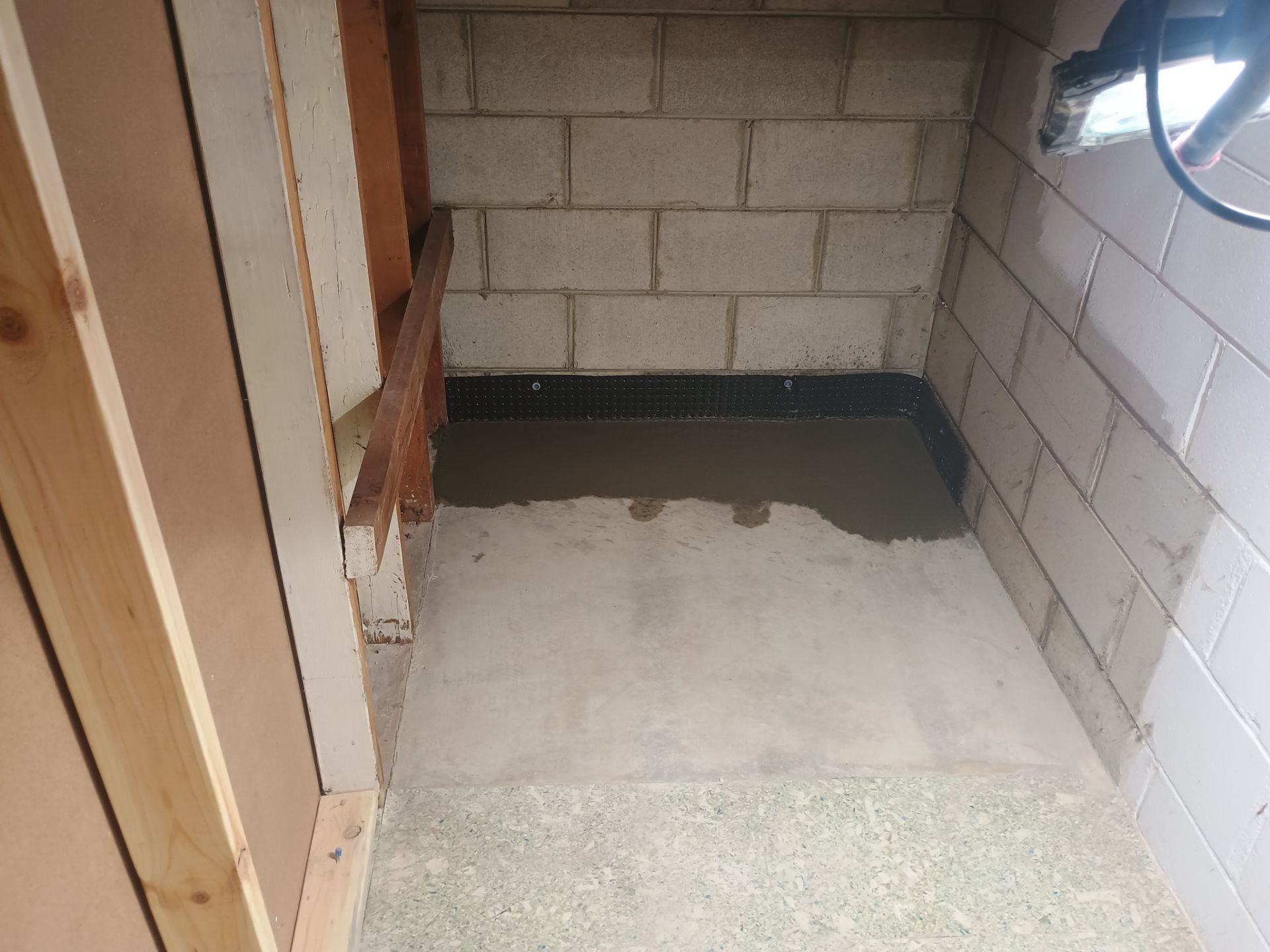 Drain Tile in Roseville for Carston by Waterproofing Northeast