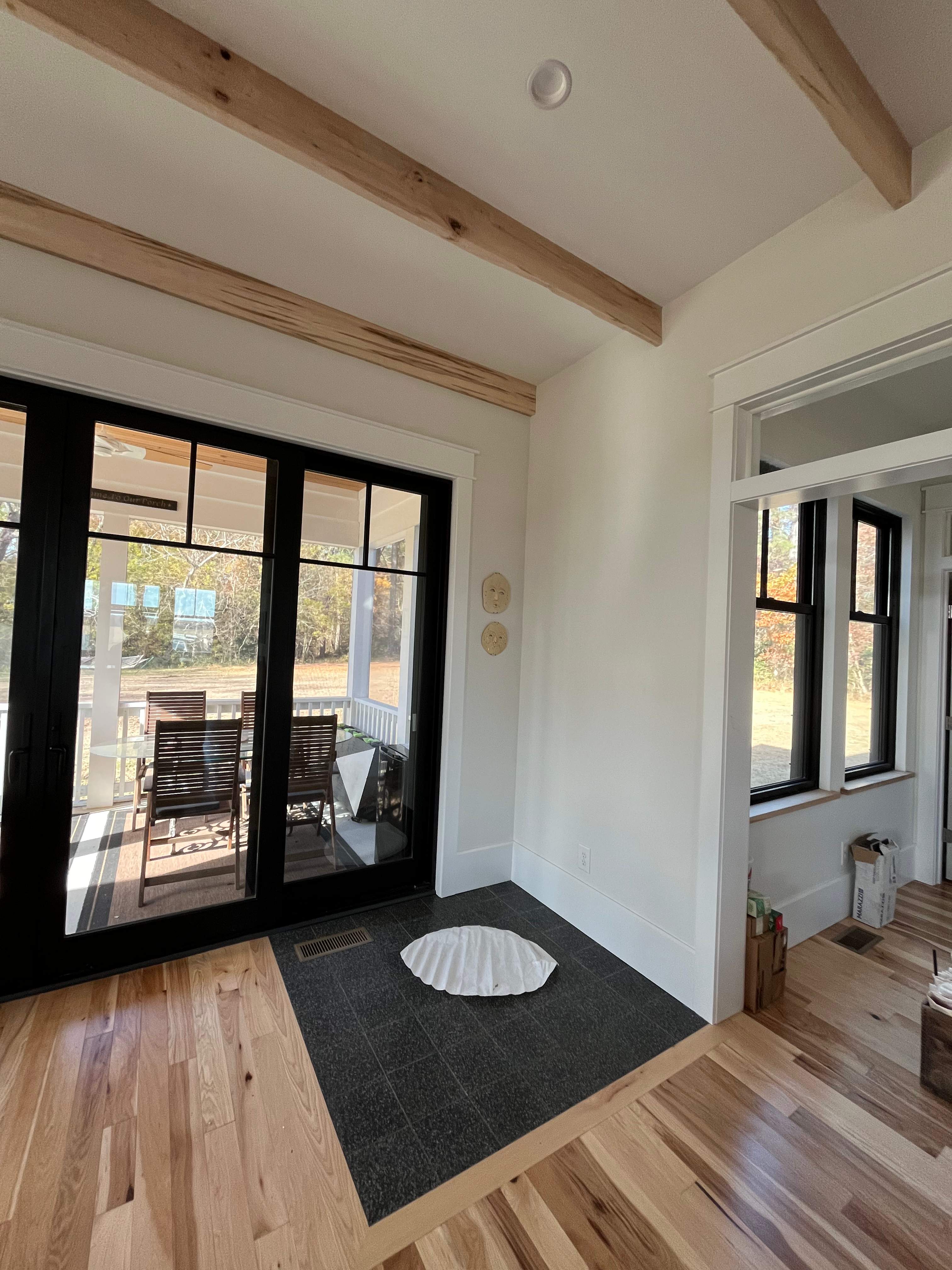 Rare Wood Fireplace and Hearth Pad by Premier Chimney and Roofing