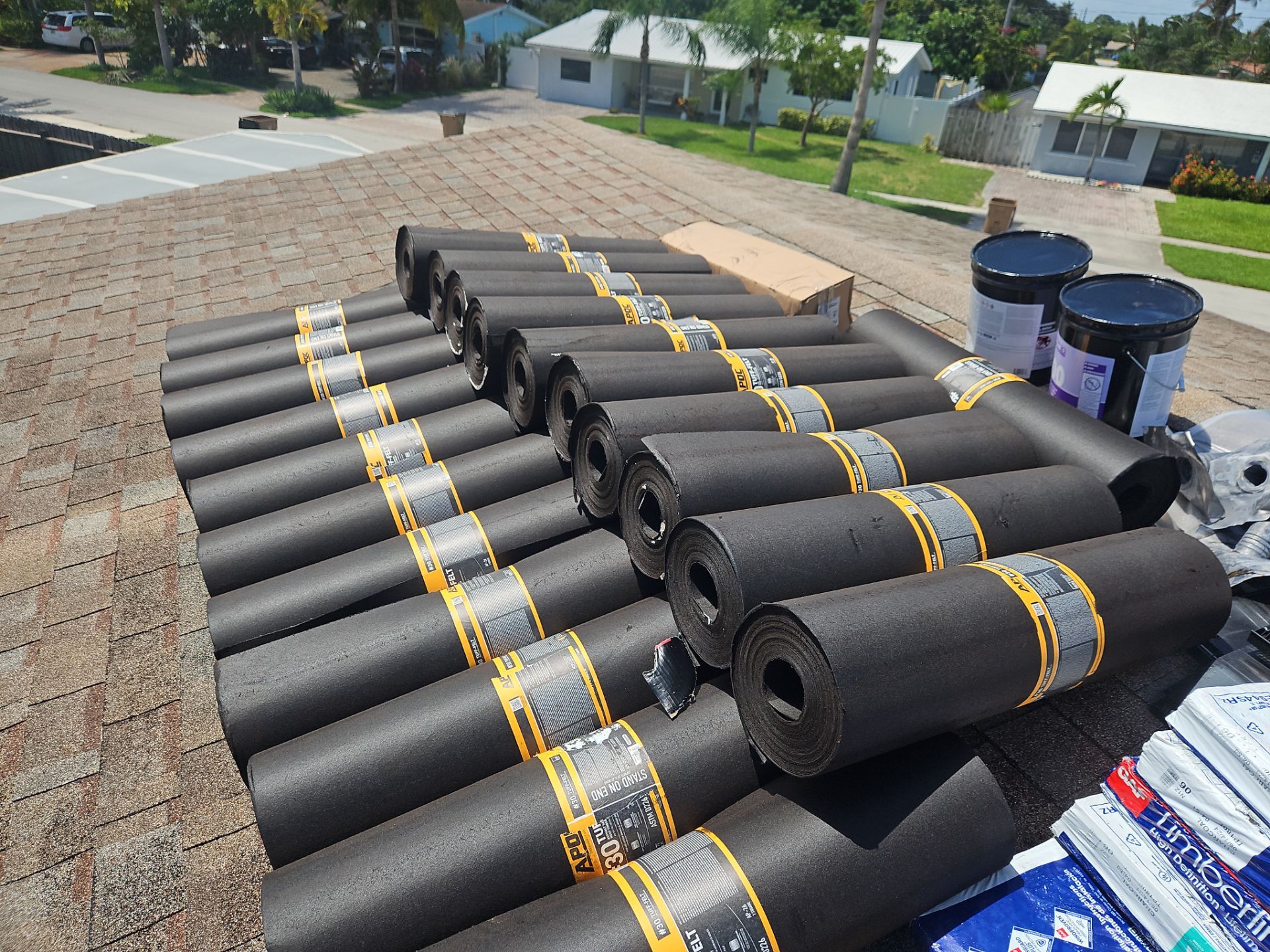 Residential Roofing Installation using GAF by BLUES BROTHERS ROOFING