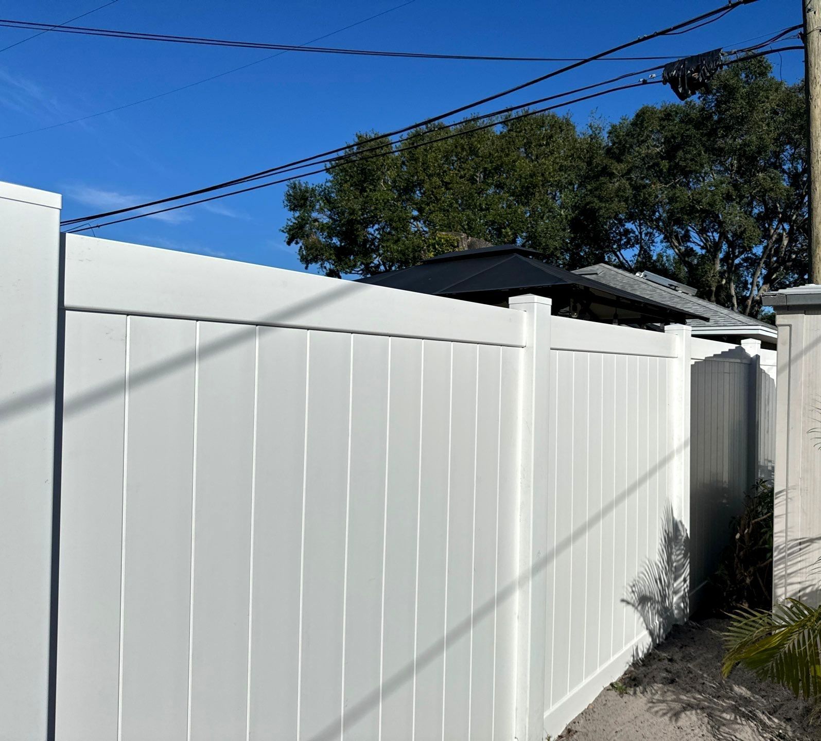 Vinyl Fence Installation using 6Ft White Vinyl Fence with a 4Ft White Picket Fence by Asap fence and gates, LLC