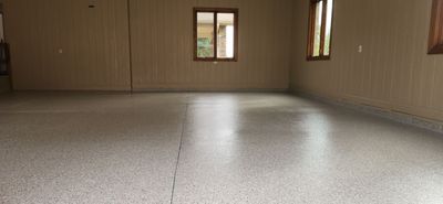 Garage using Creekbed
