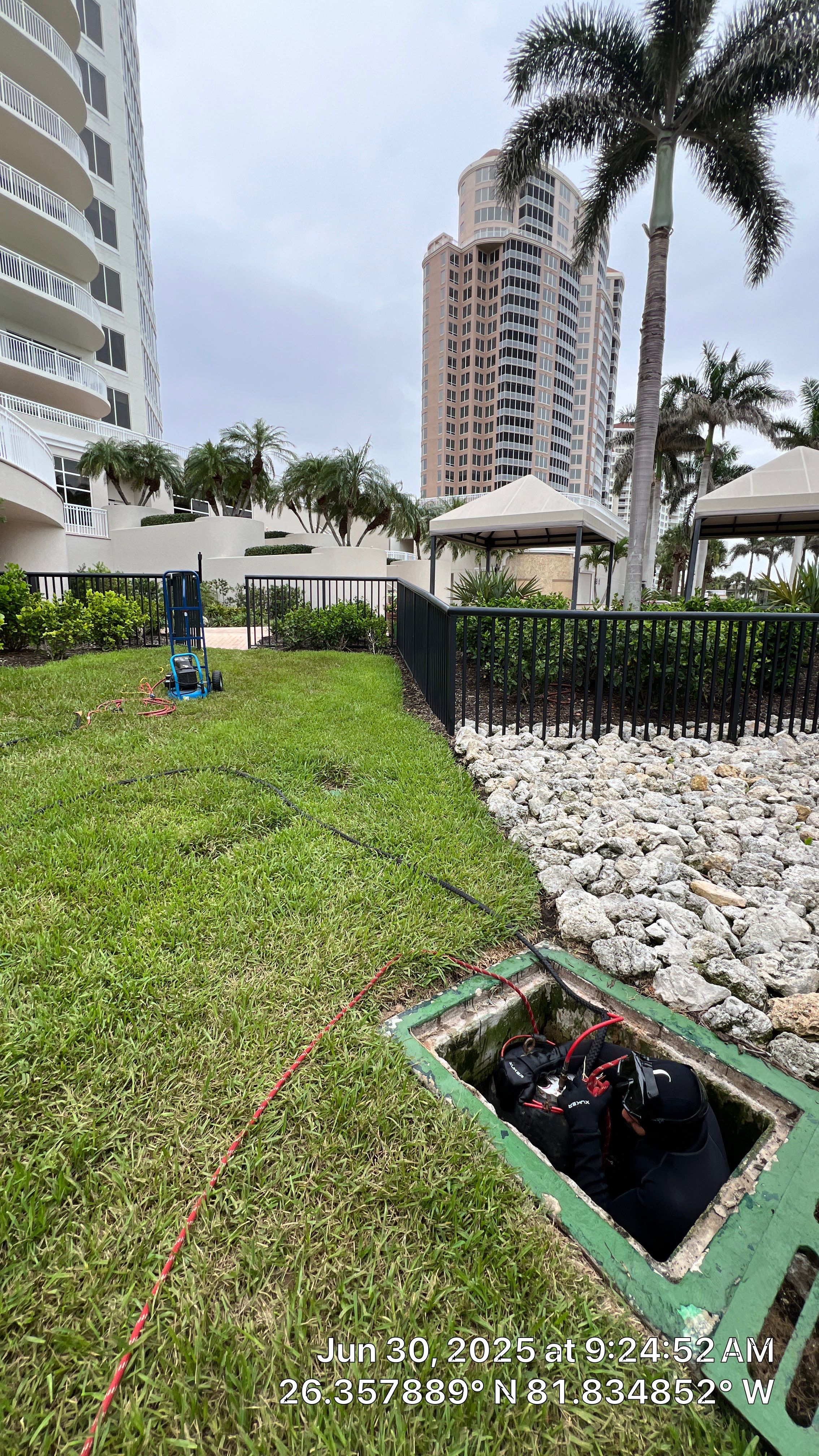 Bonita Bay Condo Stormwater Maintenance with PRS by Don Mar, Inc. Storm Water Solutions