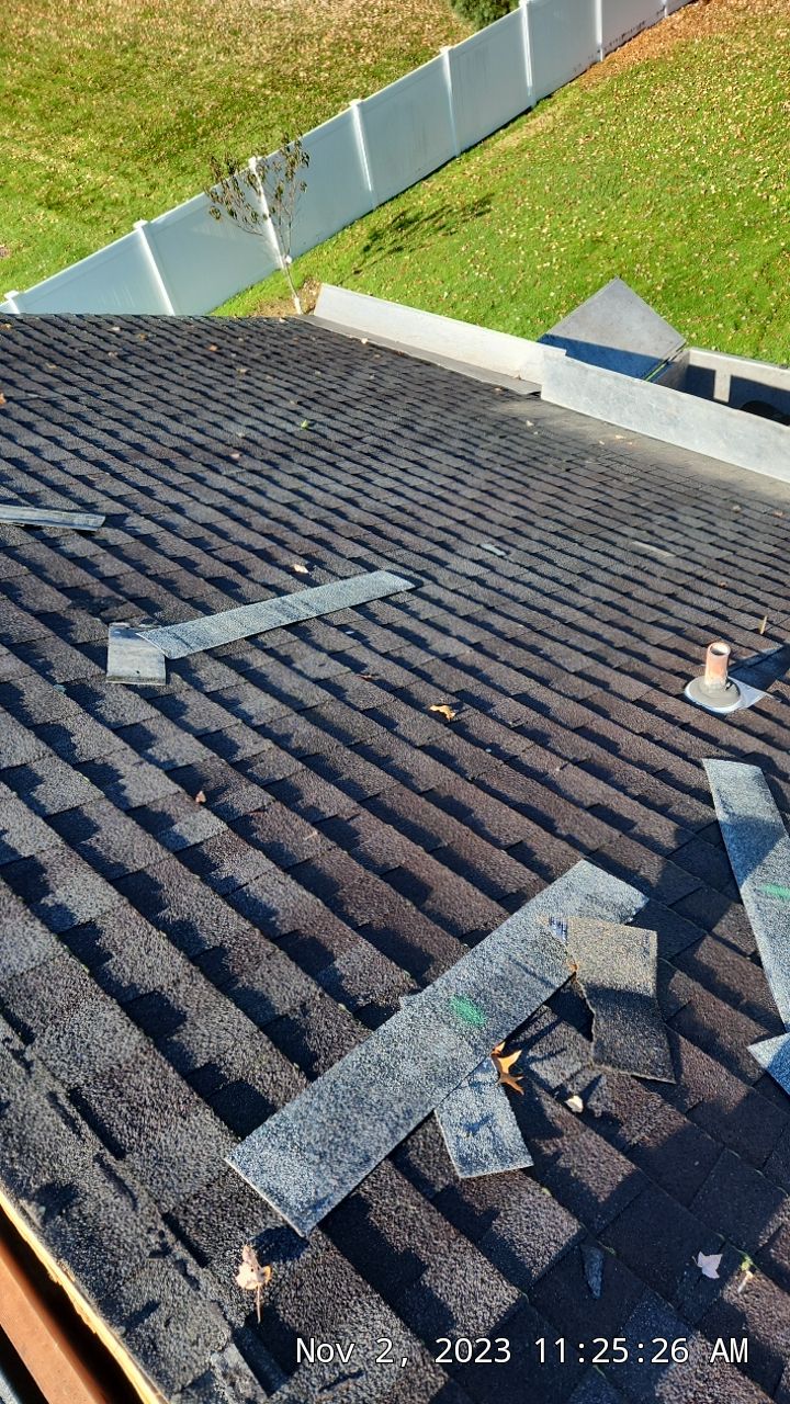 Residential Roofing Installation using Owens Corning TruDefinition Estate Gray by A Plus Exterior