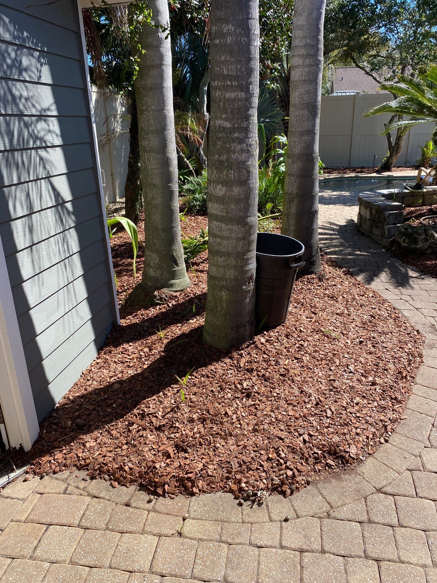 Residential | Mulch and Rock Install by ProGreen Services