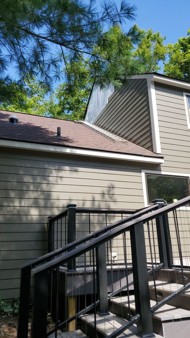 New Siding using James Hardie Siding  by Absolute Roofing and Construction