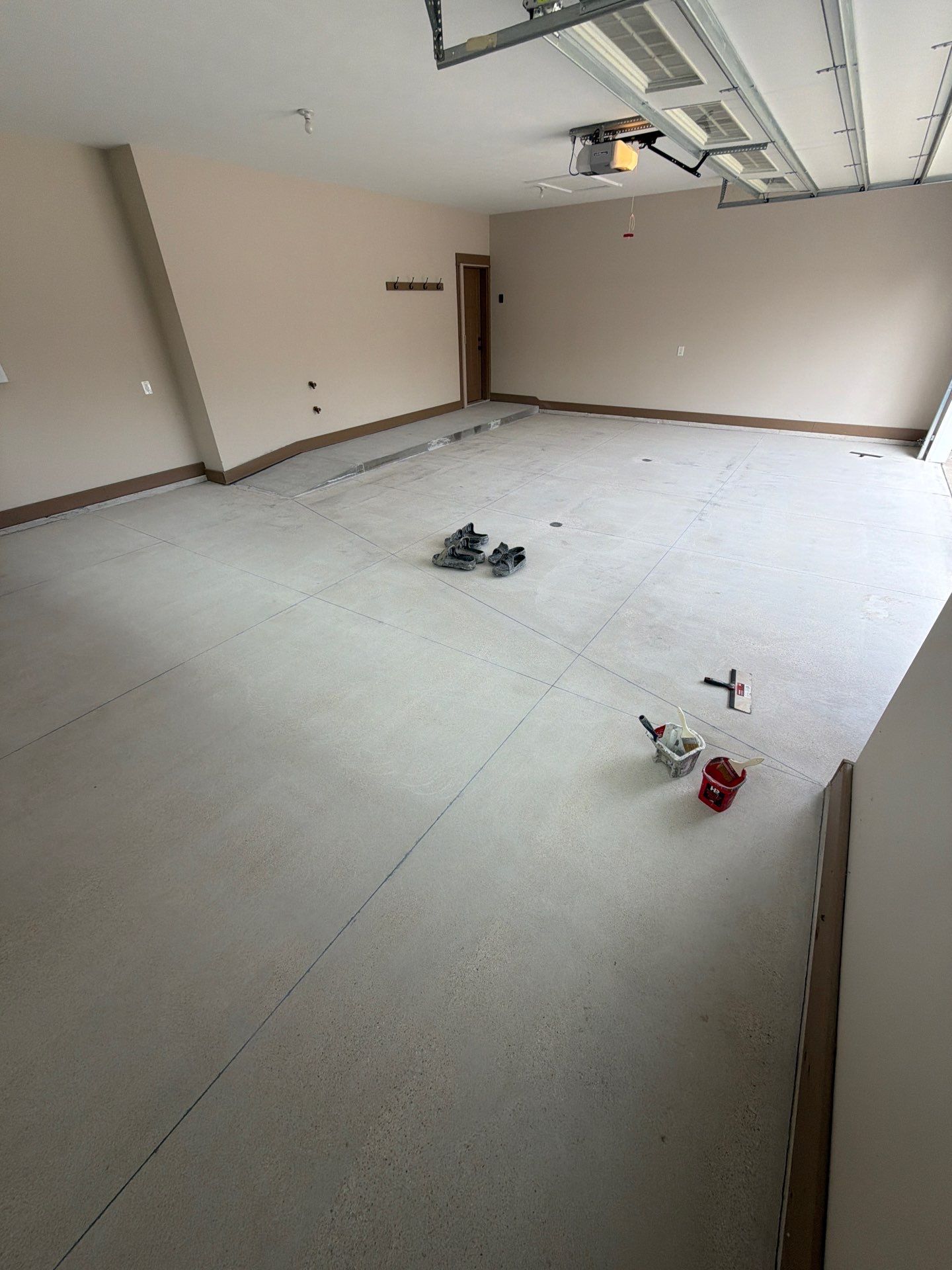 Garage Epoxy Flake Floor - Montague MI by Gordon Painting