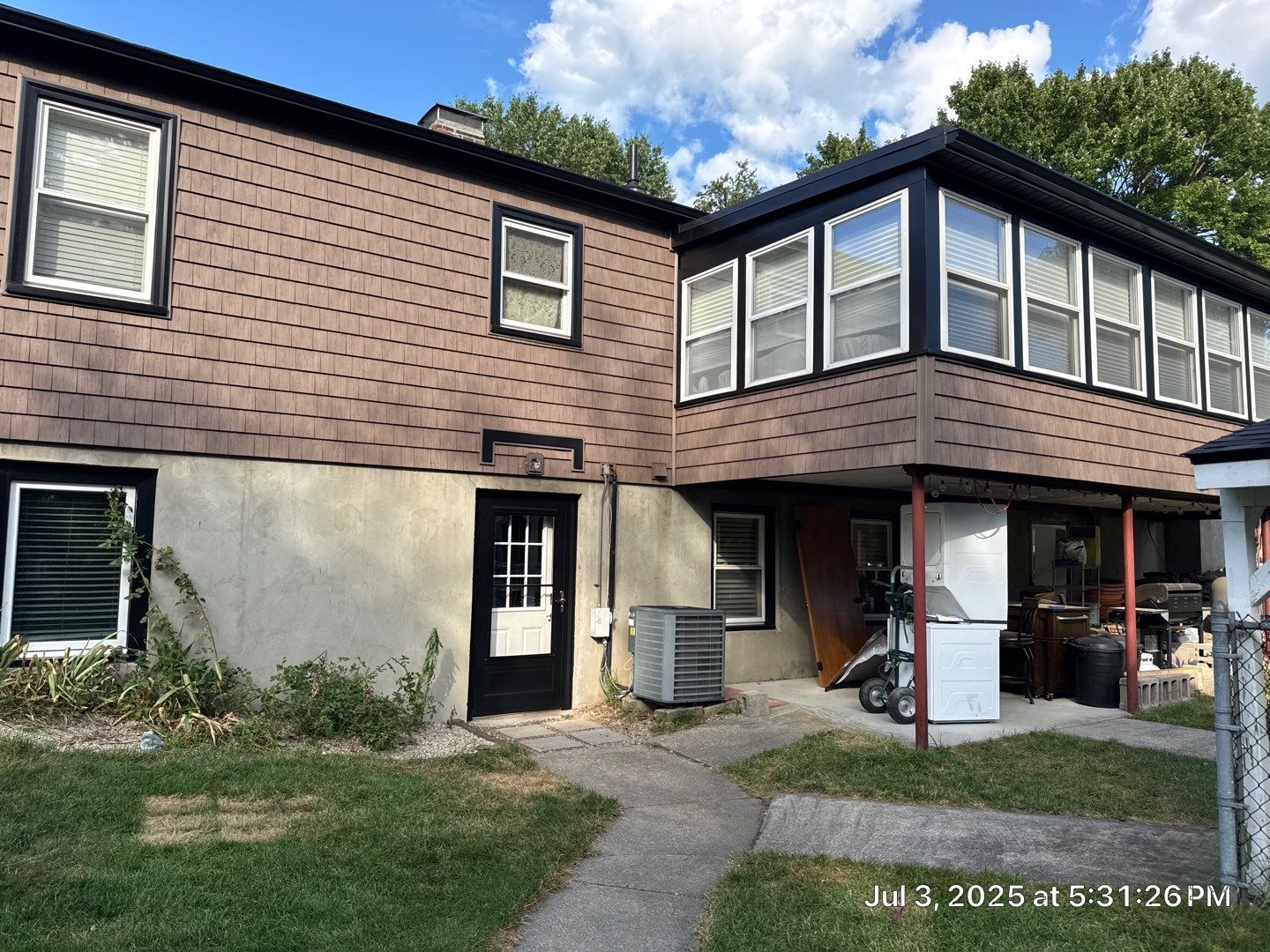 Full Exterior Renovation in Hudson, NH | OC Onyx Black Roof, Cedar Impressions Siding & Window Replacement by Compass exteriors