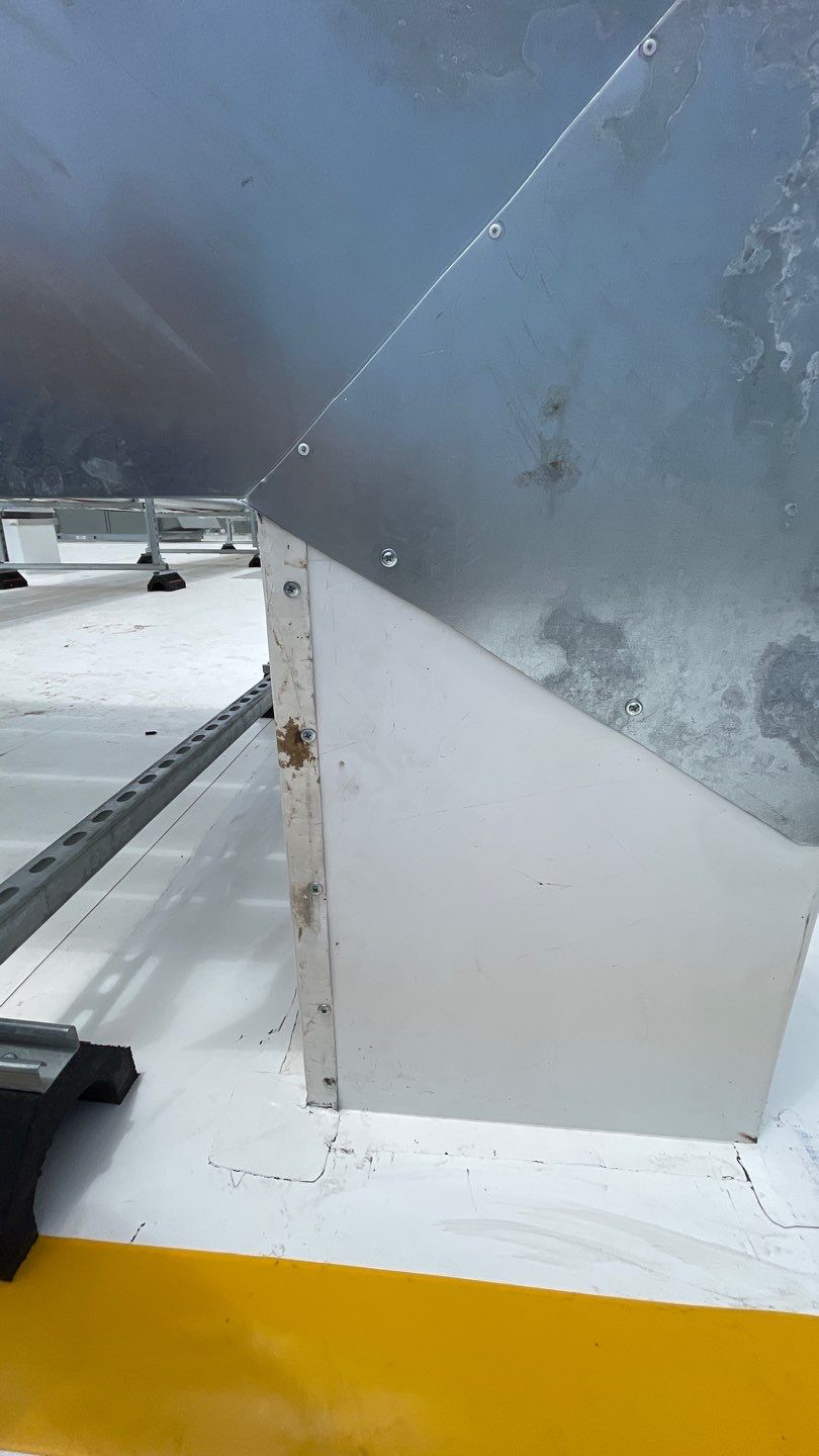 Bio-Life Commercial Roof Replacement using IB Systems PVC by Roof Experts