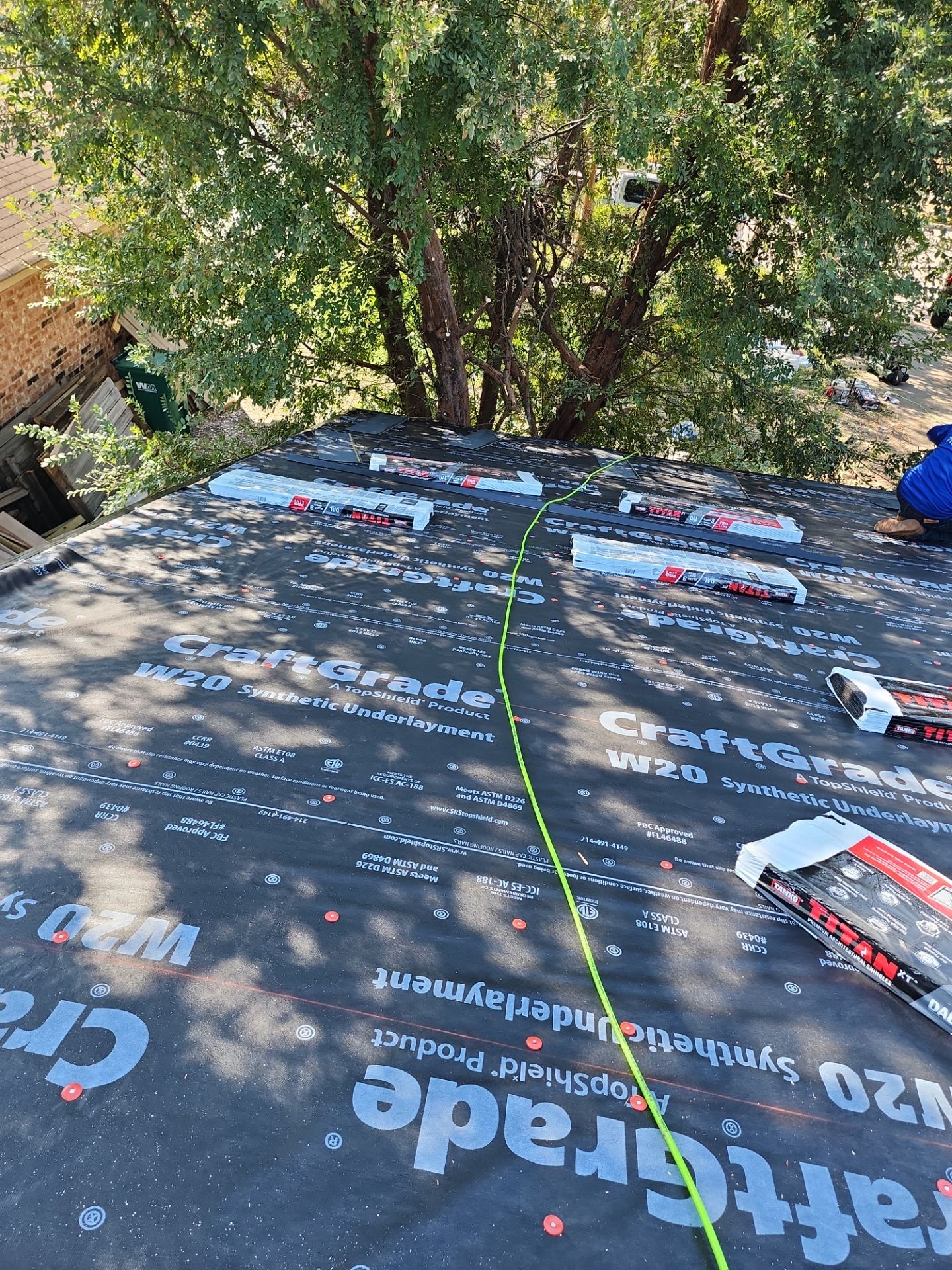 Residential Roofing Installation using Owen's Corning Duration (Lifetime) Shingles by Roof Repair Company