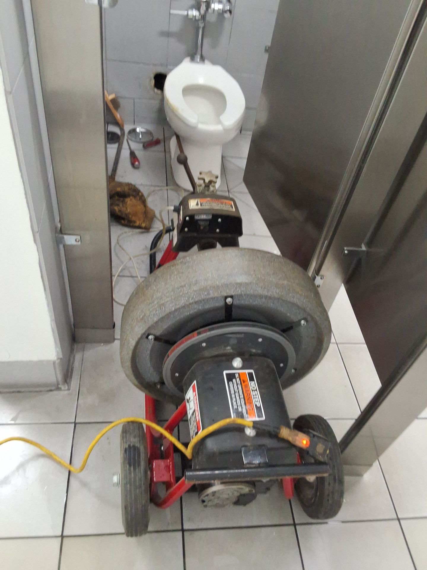 Commercial Main Line Backup by P&M Plumbing Inc.