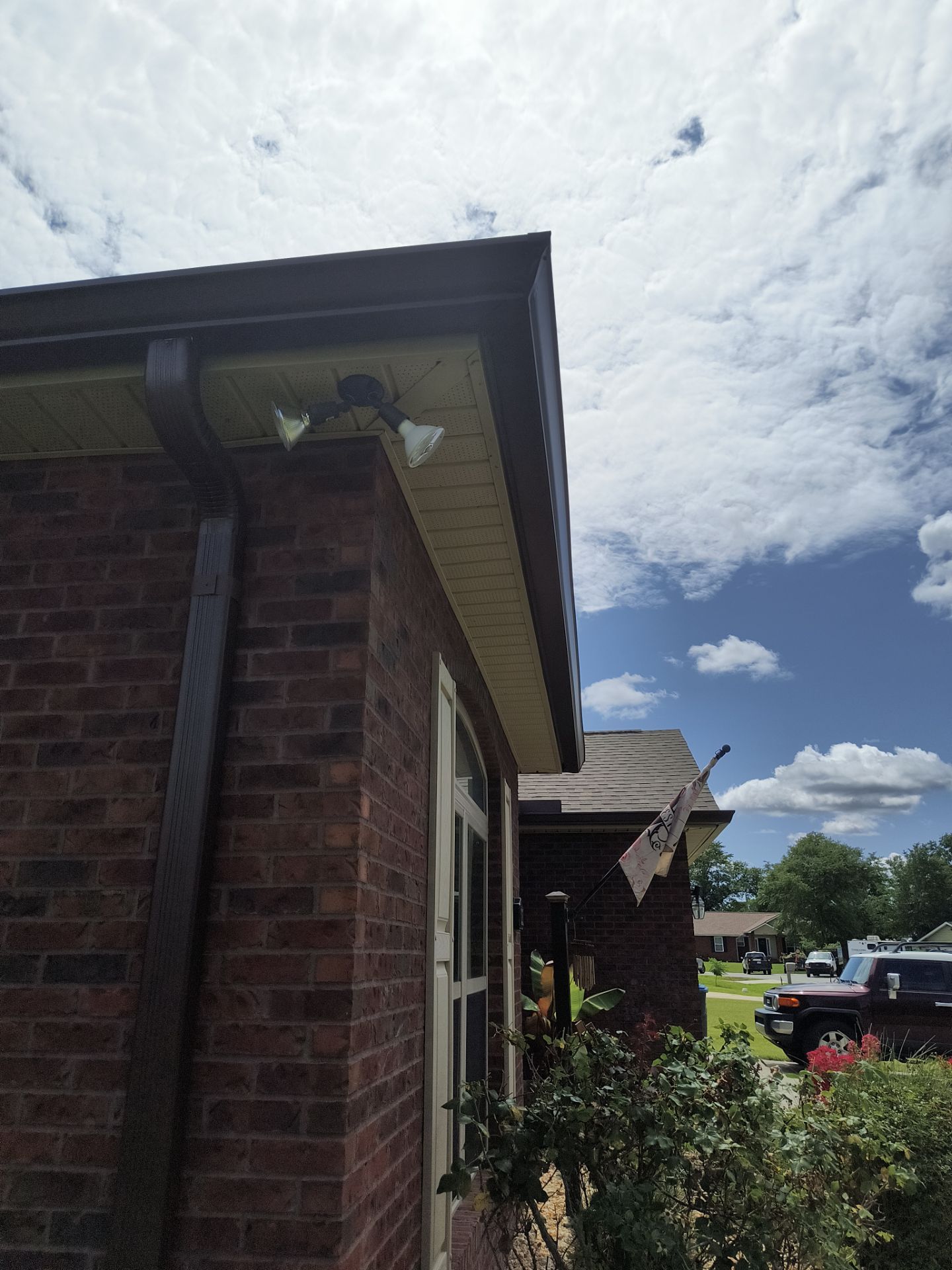 Premium K-Style Seamless Gutters in Panama City FL by Gutter Professors