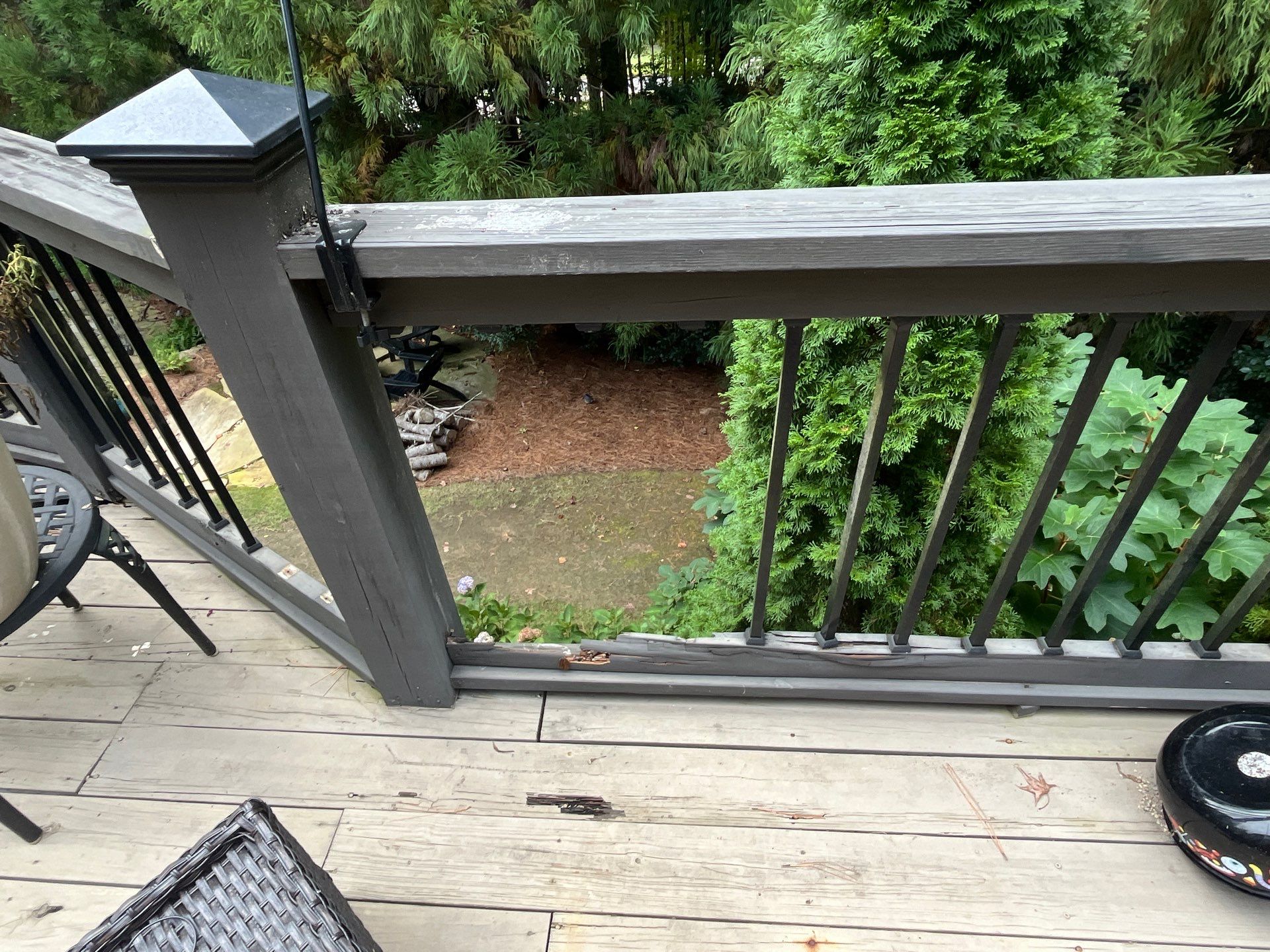 Deck Build using Pressure Treated Pine with Timbertech Deck Lighting by Nelson Exteriors 