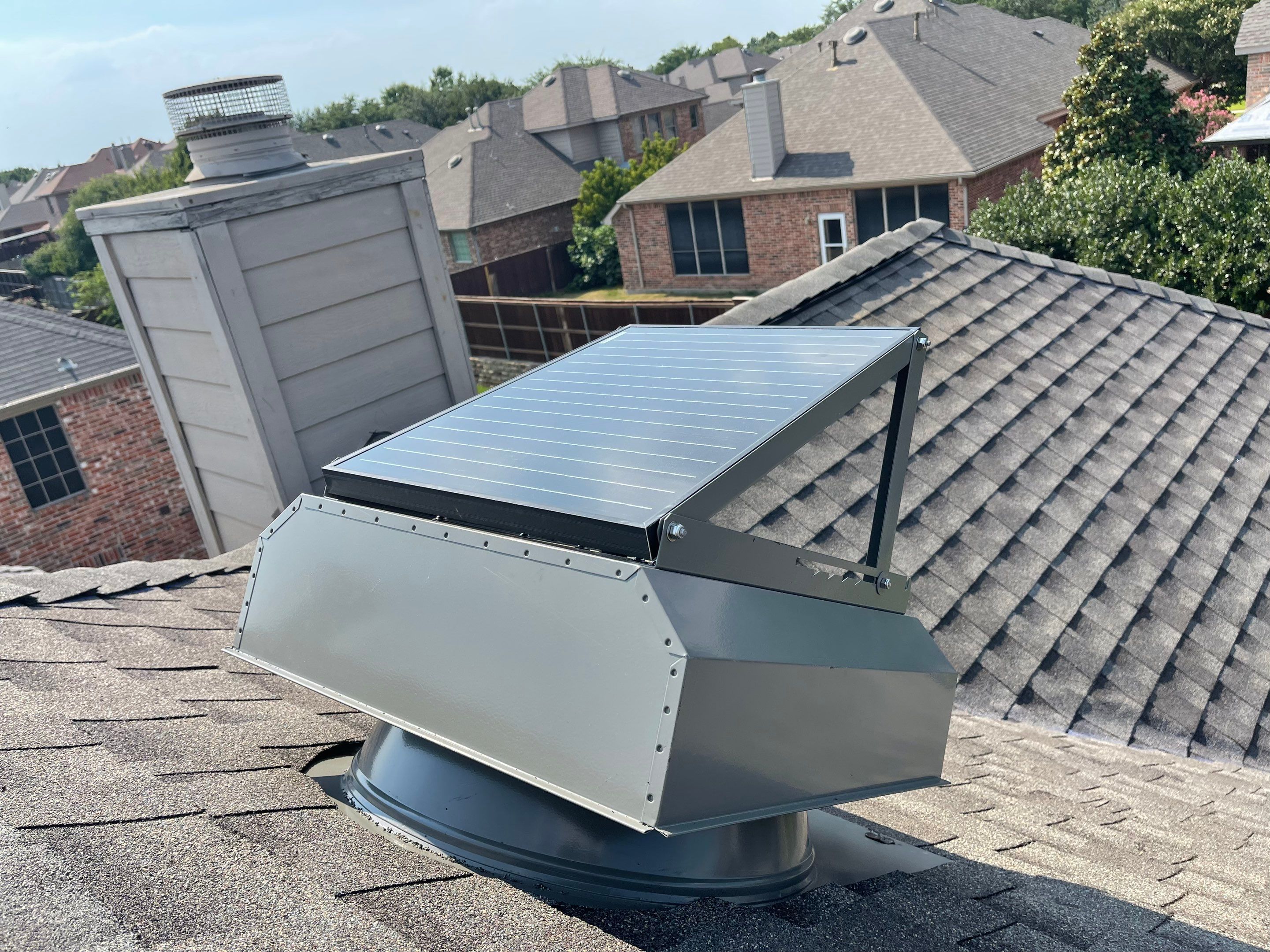 Major Hail Storm Full Roof and Gutter Replacement by First United Roofing & Construction