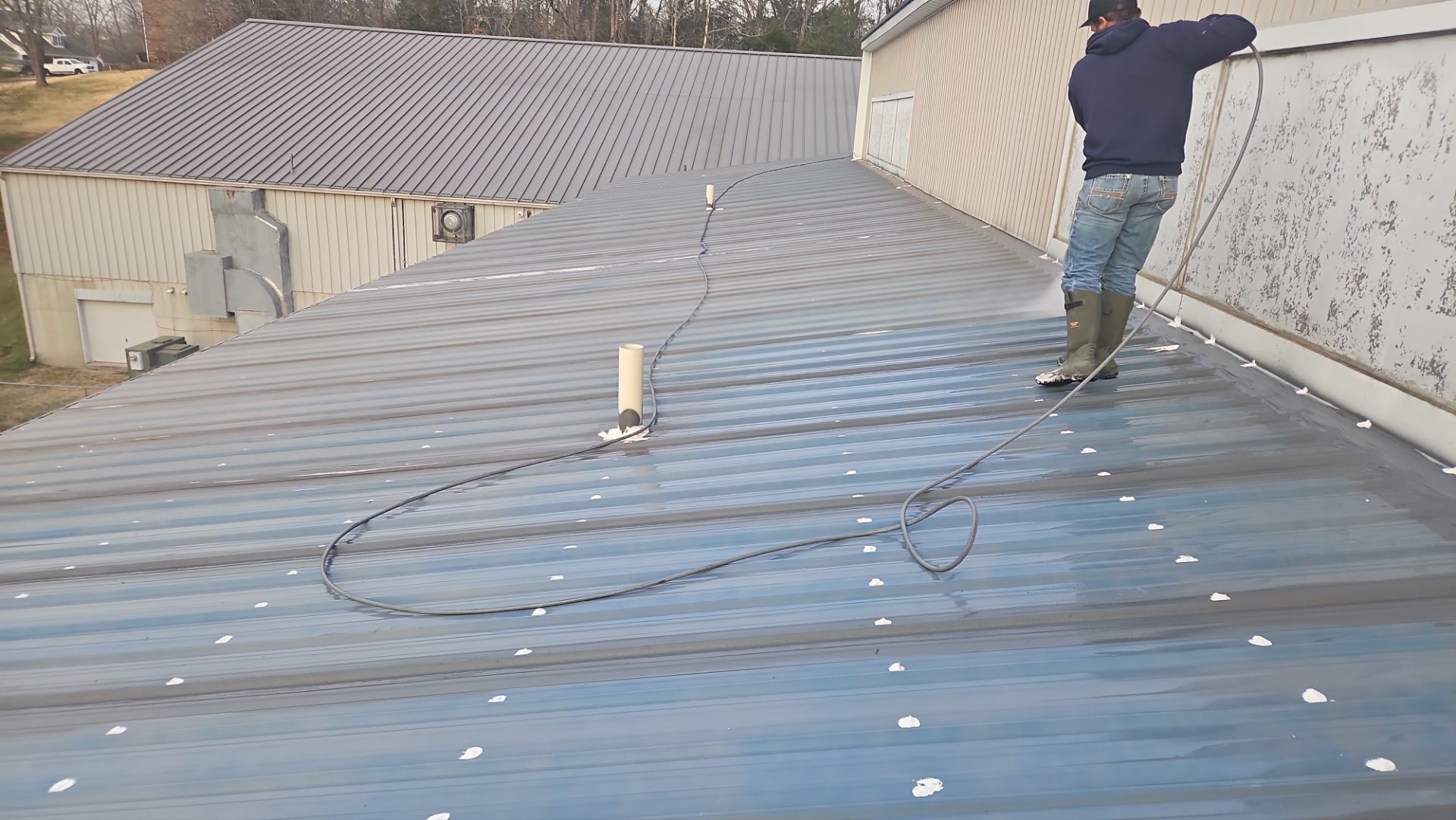 Commercial Coatings Roofing Install  by Titan Commercial & Residential Roofing 