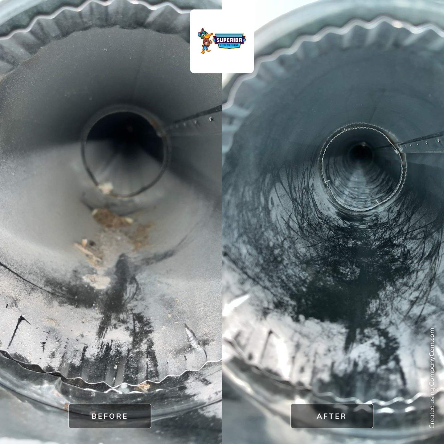 Air Duct Cleaning With a Vacuum Truck in Columbiana, OH by Superior Air Duct Cleaning