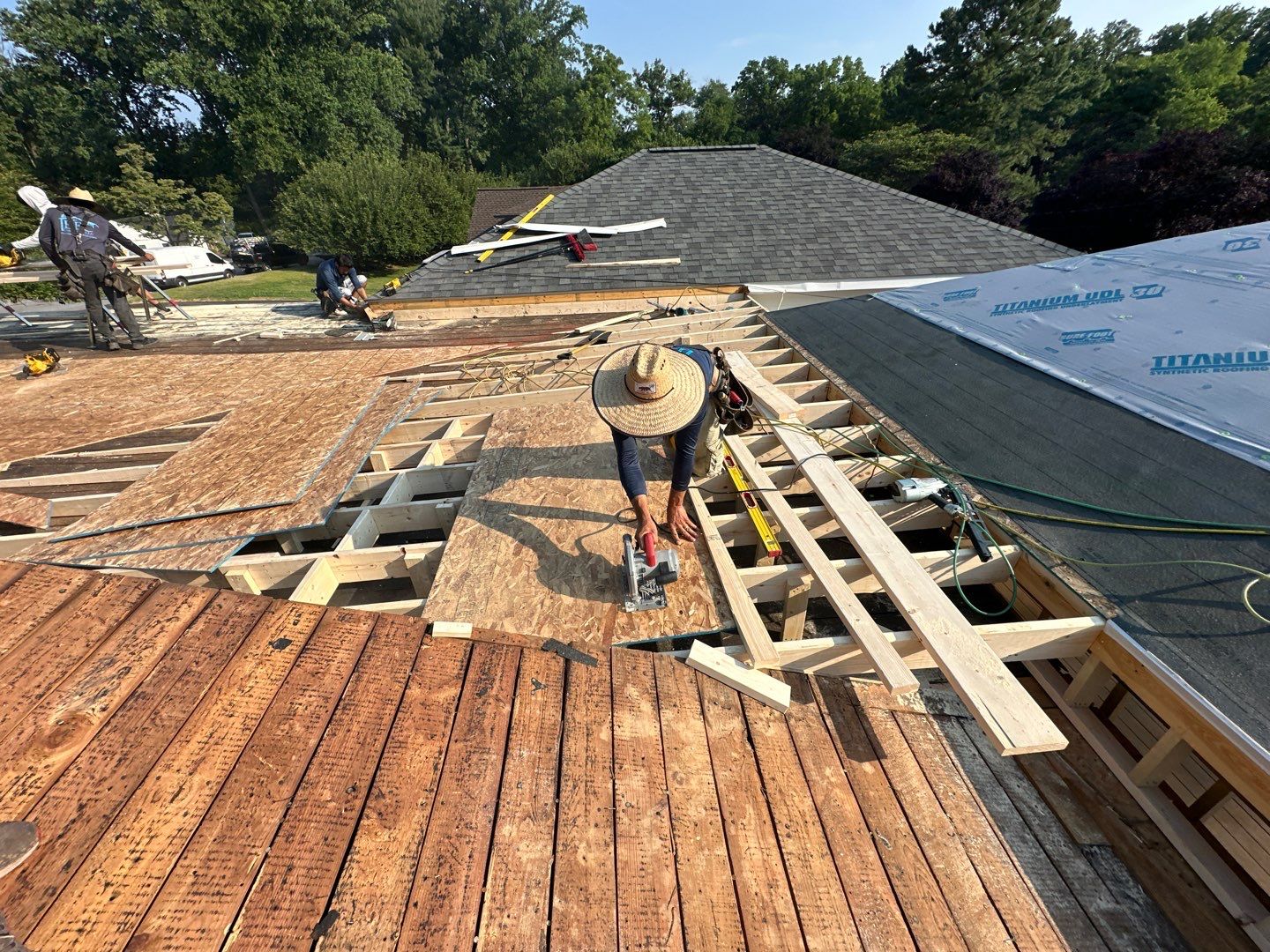 Large Deck Screened in Porch Project by Bec Construction Llc