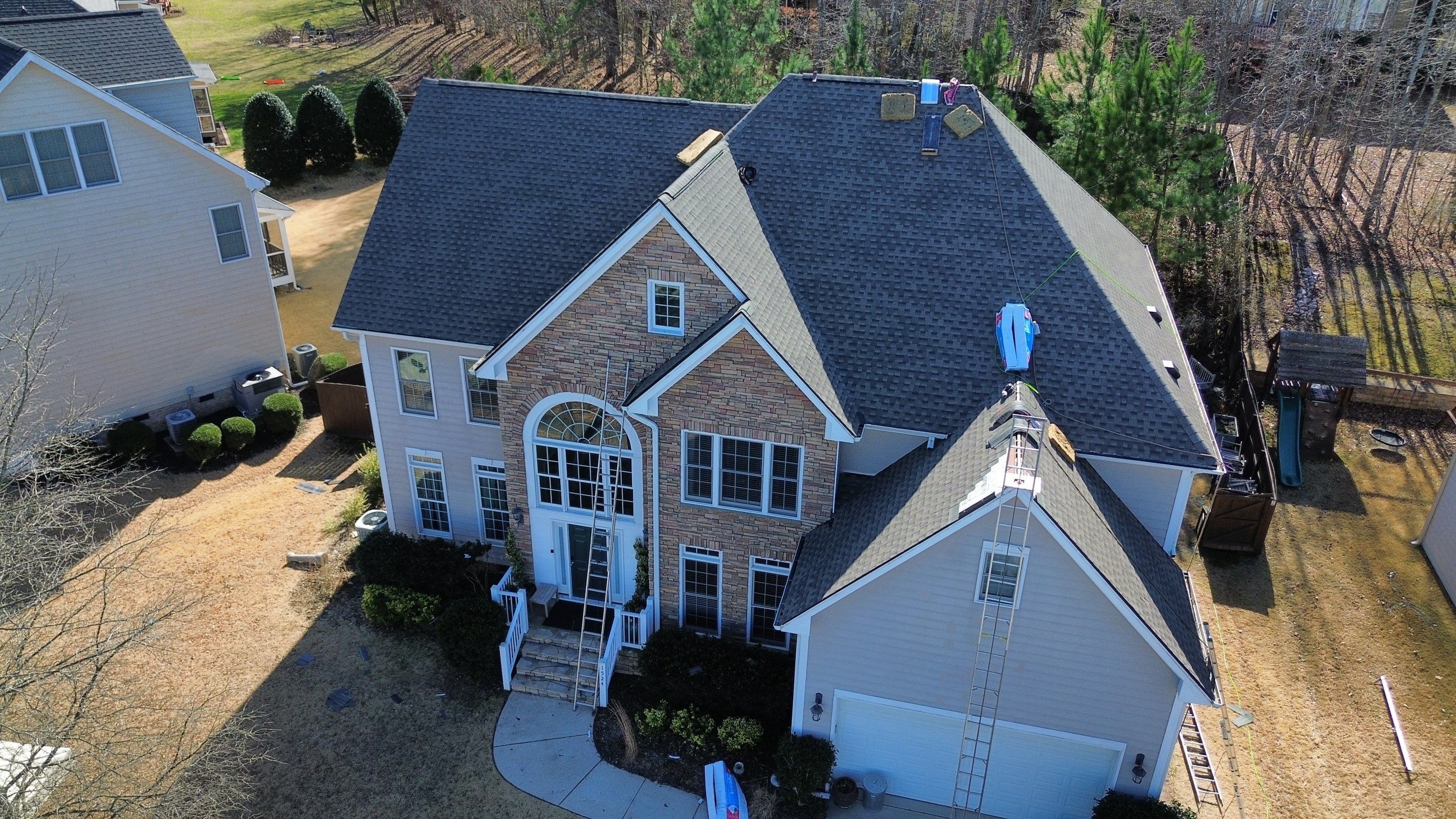 GAF HDZ Weathered Wood by Skybird Roofing