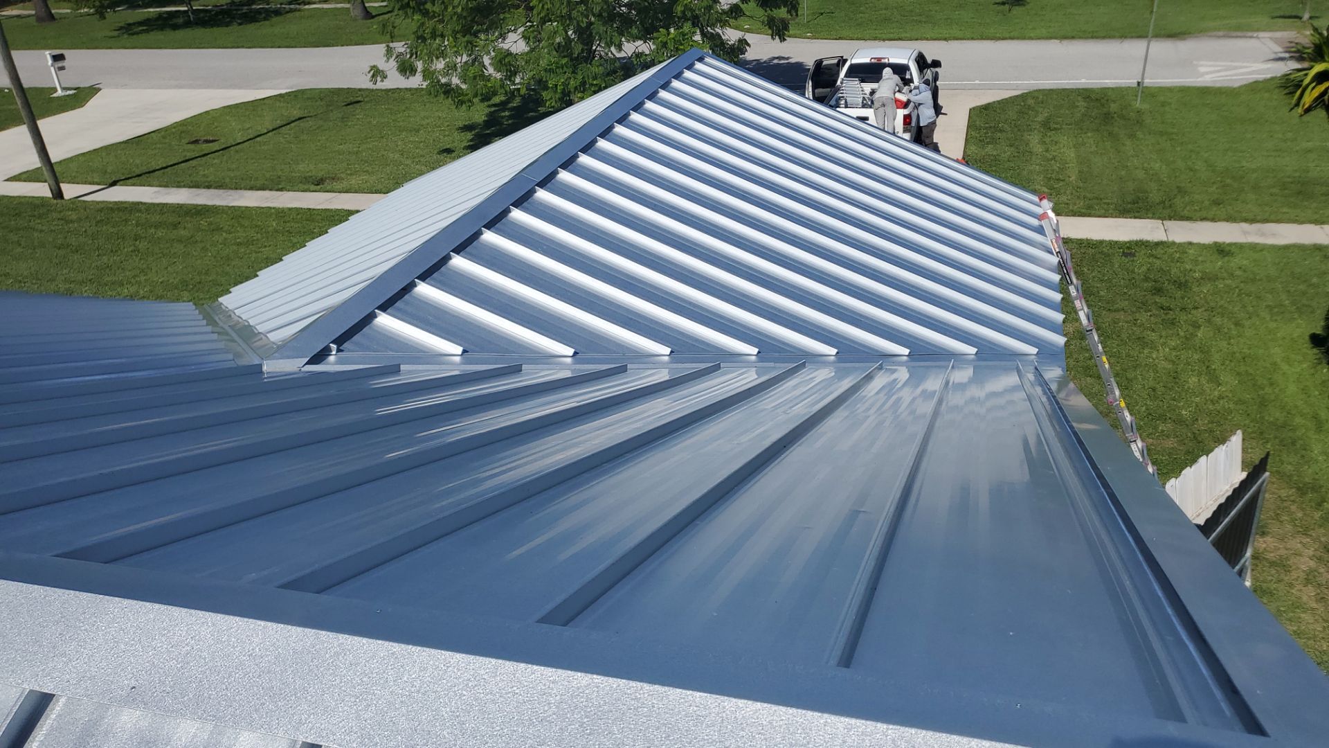 Residential Roofing Installation using Mil Finish-Unpainted by BLUES BROTHERS CONSTRUCTION CORP