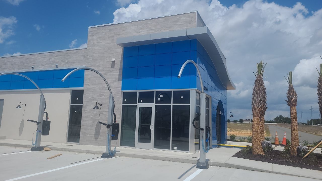 Pylon Sign and Channel Letters for Waters Car Wash by SignCrafters