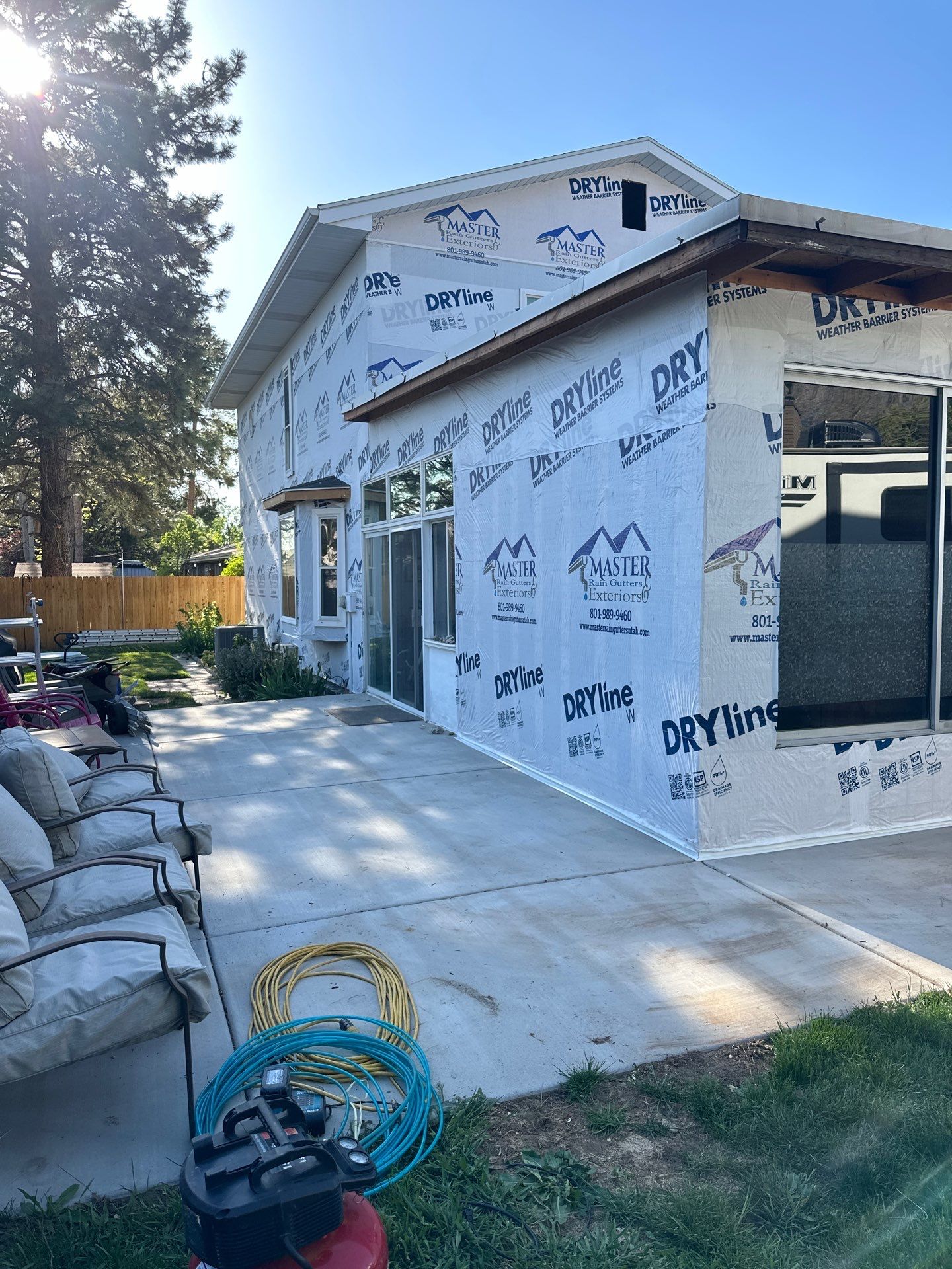 Project in Cottonwood Heights by Master Rain Gutters.
